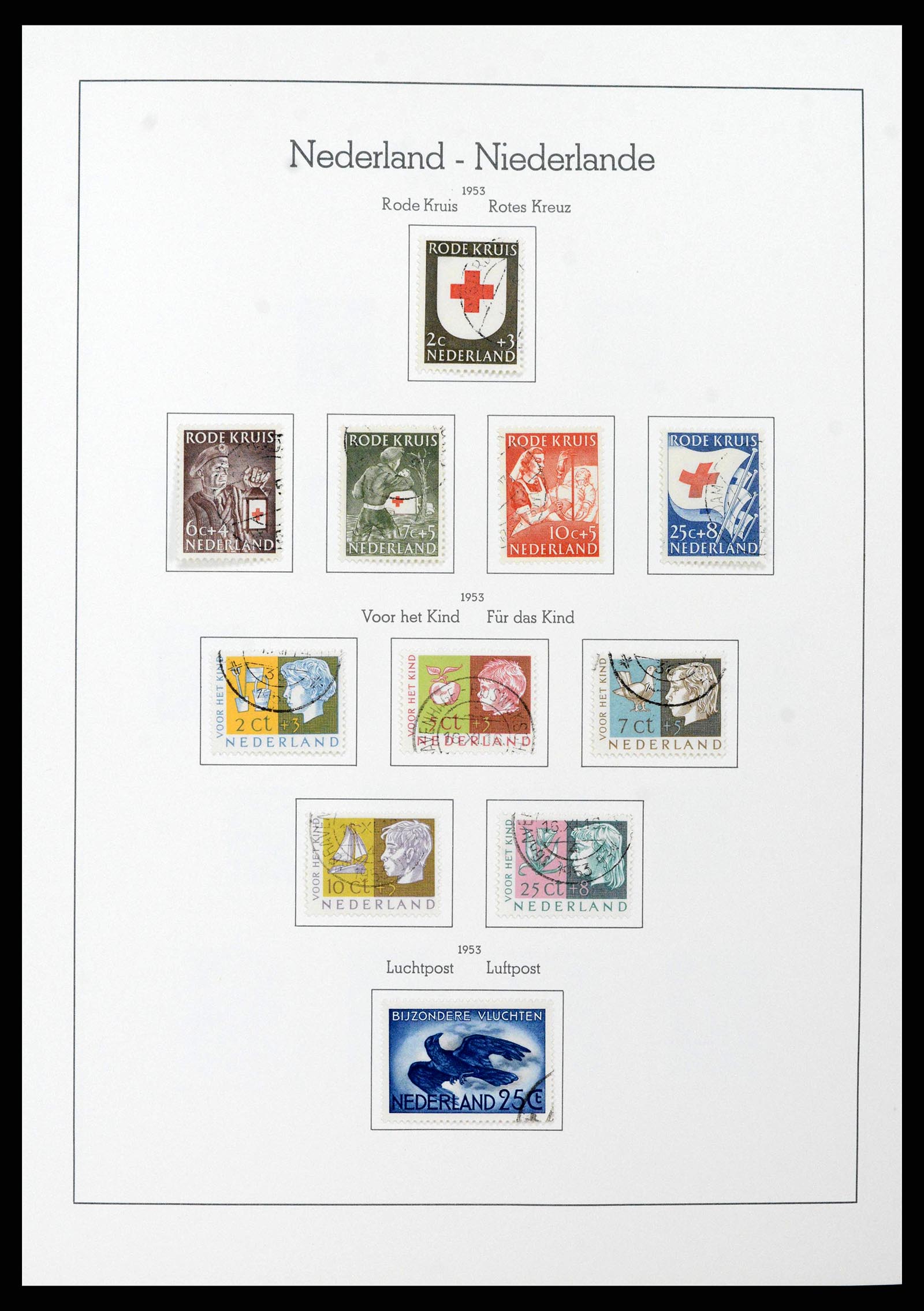 38841 0050 - Postzegelverzameling 38841 Nederland 1852-1986.