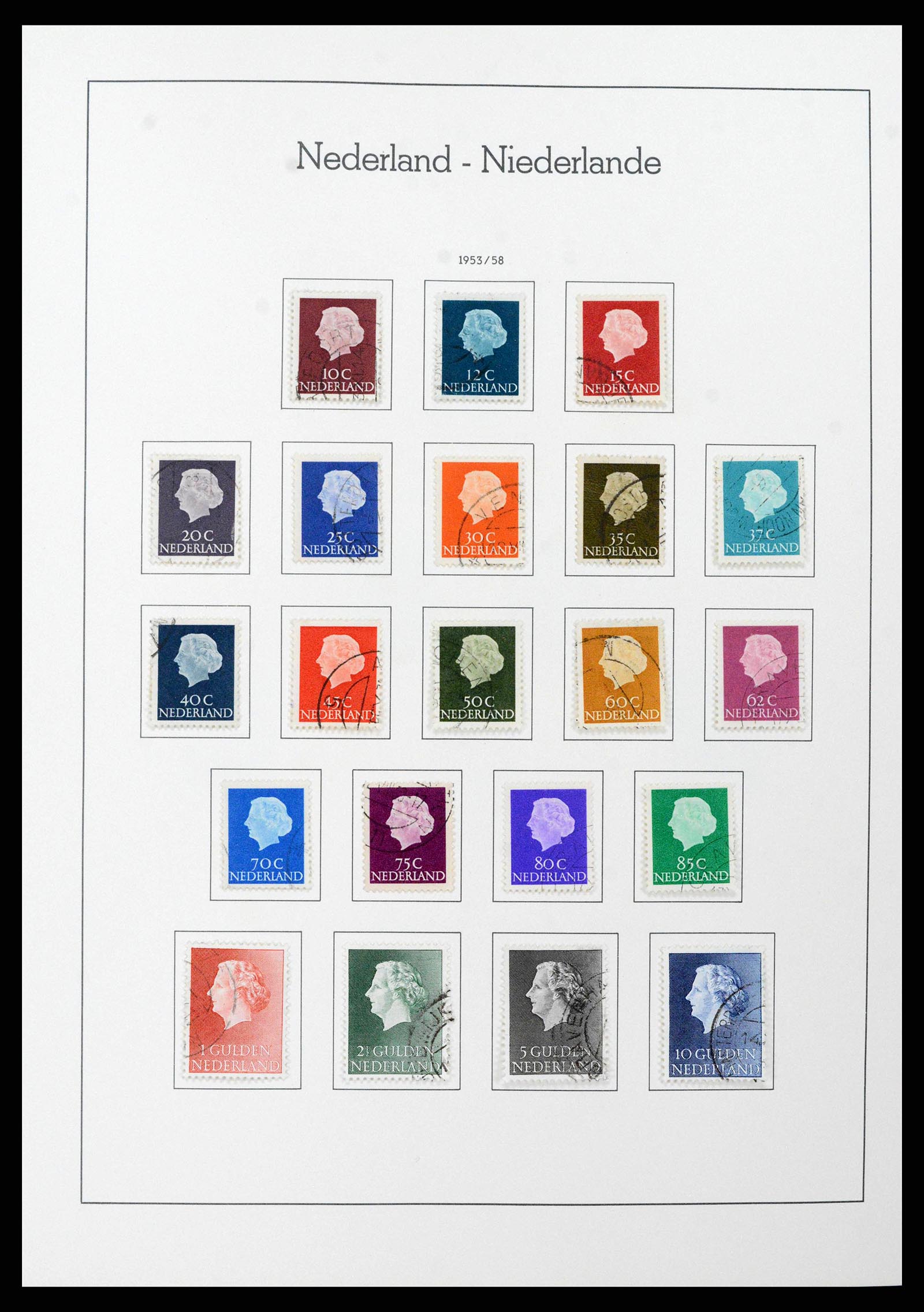 38841 0051 - Postzegelverzameling 38841 Nederland 1852-1986.