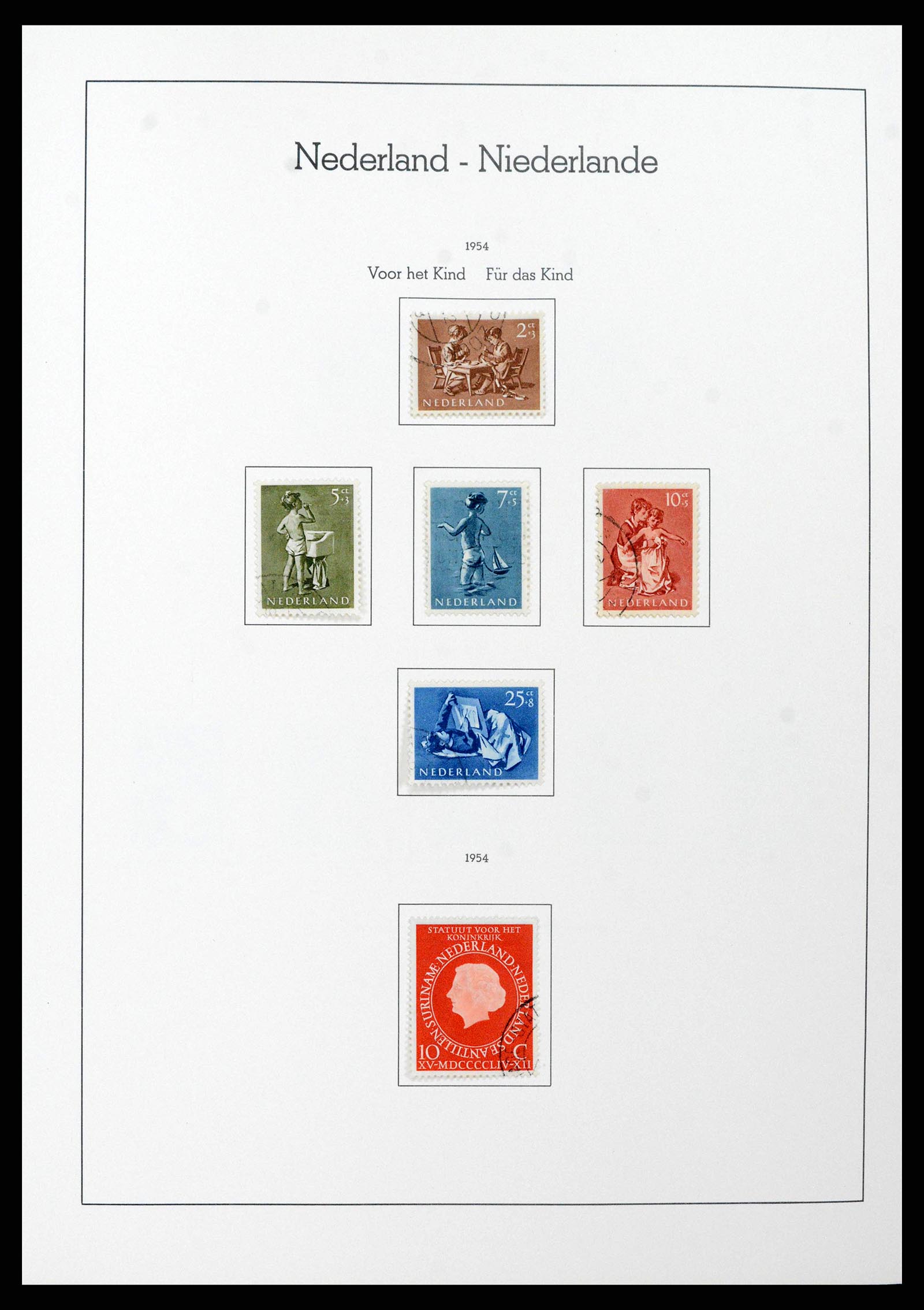 38841 0053 - Postzegelverzameling 38841 Nederland 1852-1986.