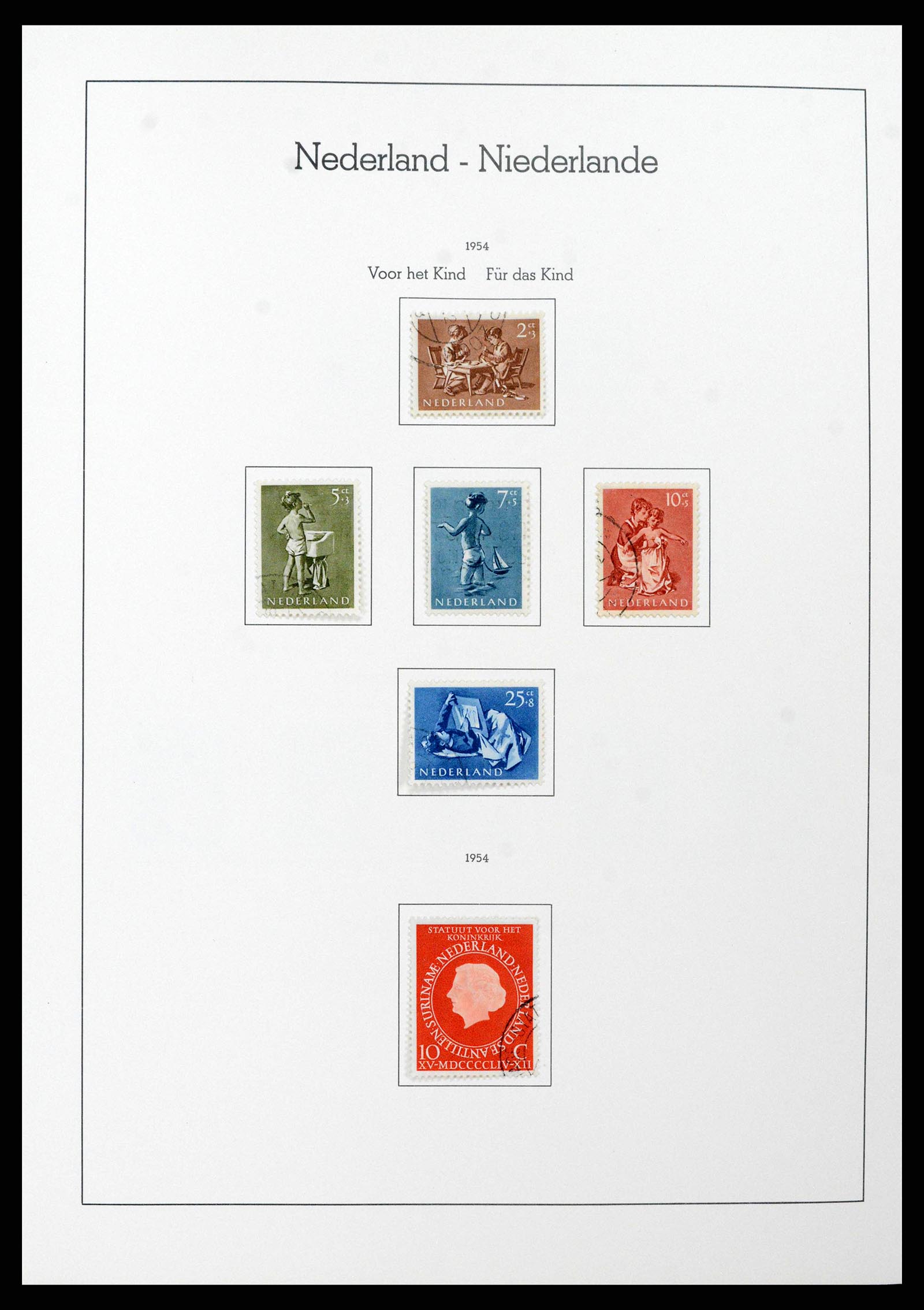 38841 0054 - Postzegelverzameling 38841 Nederland 1852-1986.