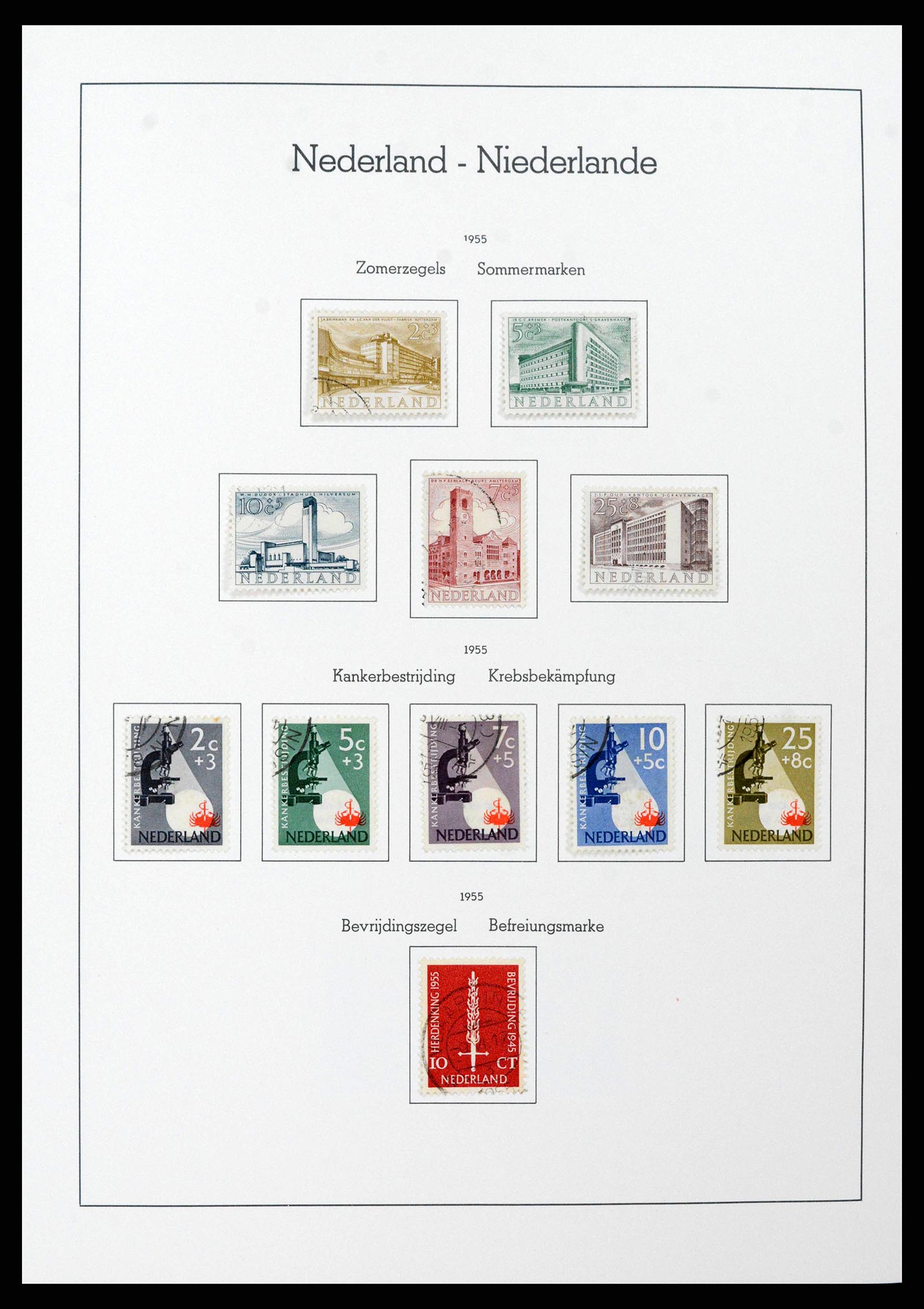 38841 0055 - Postzegelverzameling 38841 Nederland 1852-1986.