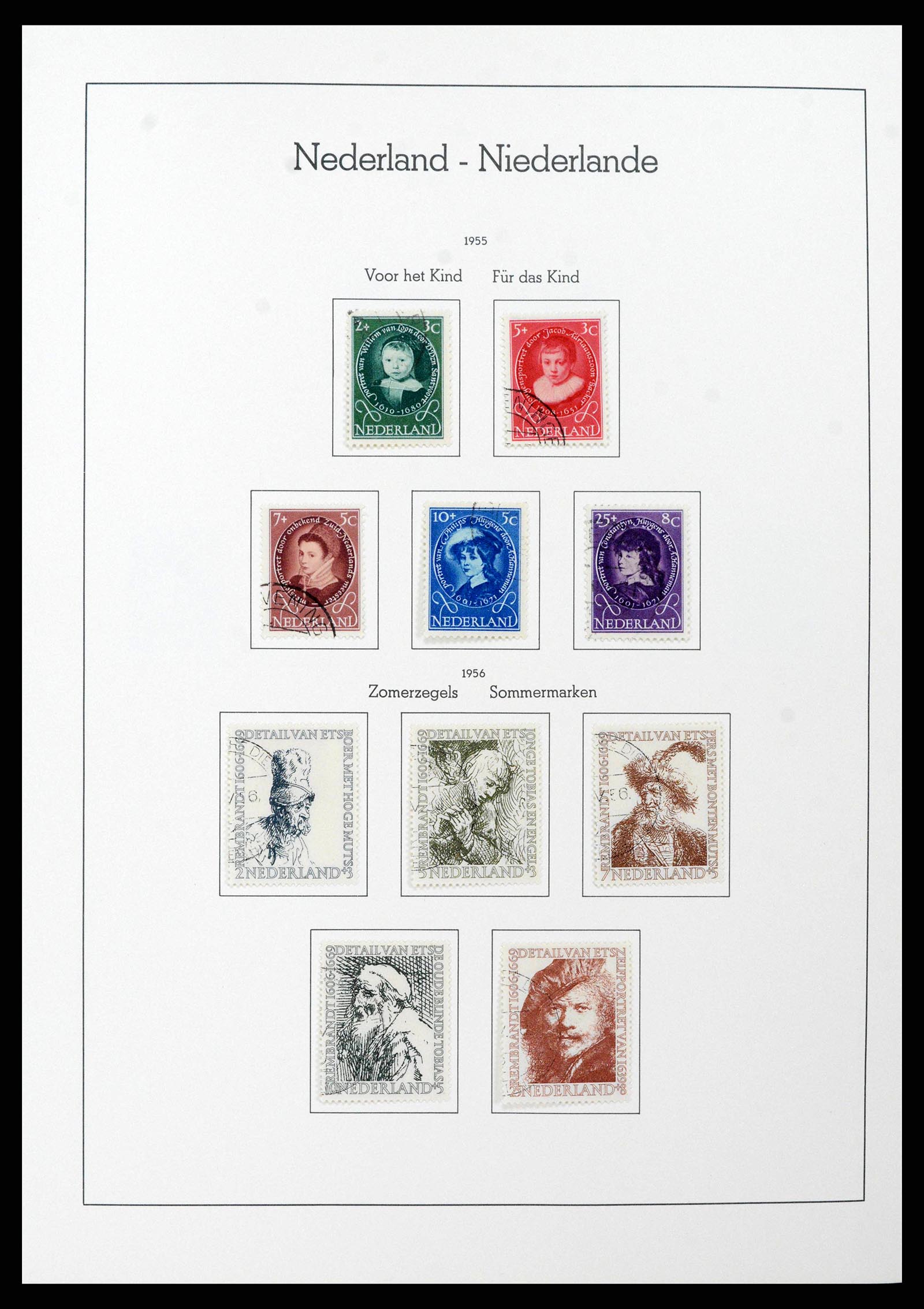 38841 0056 - Postzegelverzameling 38841 Nederland 1852-1986.