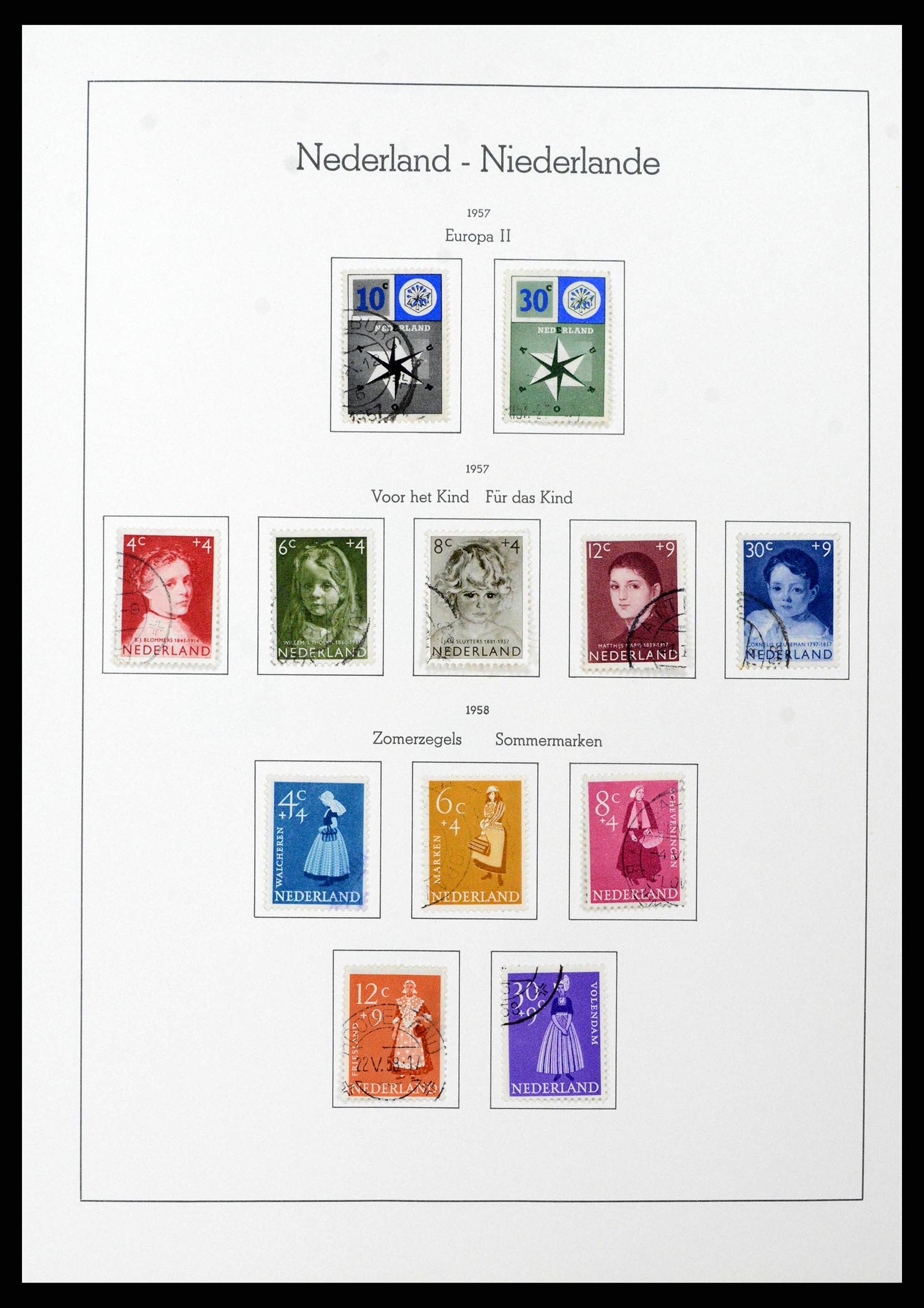 38841 0059 - Postzegelverzameling 38841 Nederland 1852-1986.