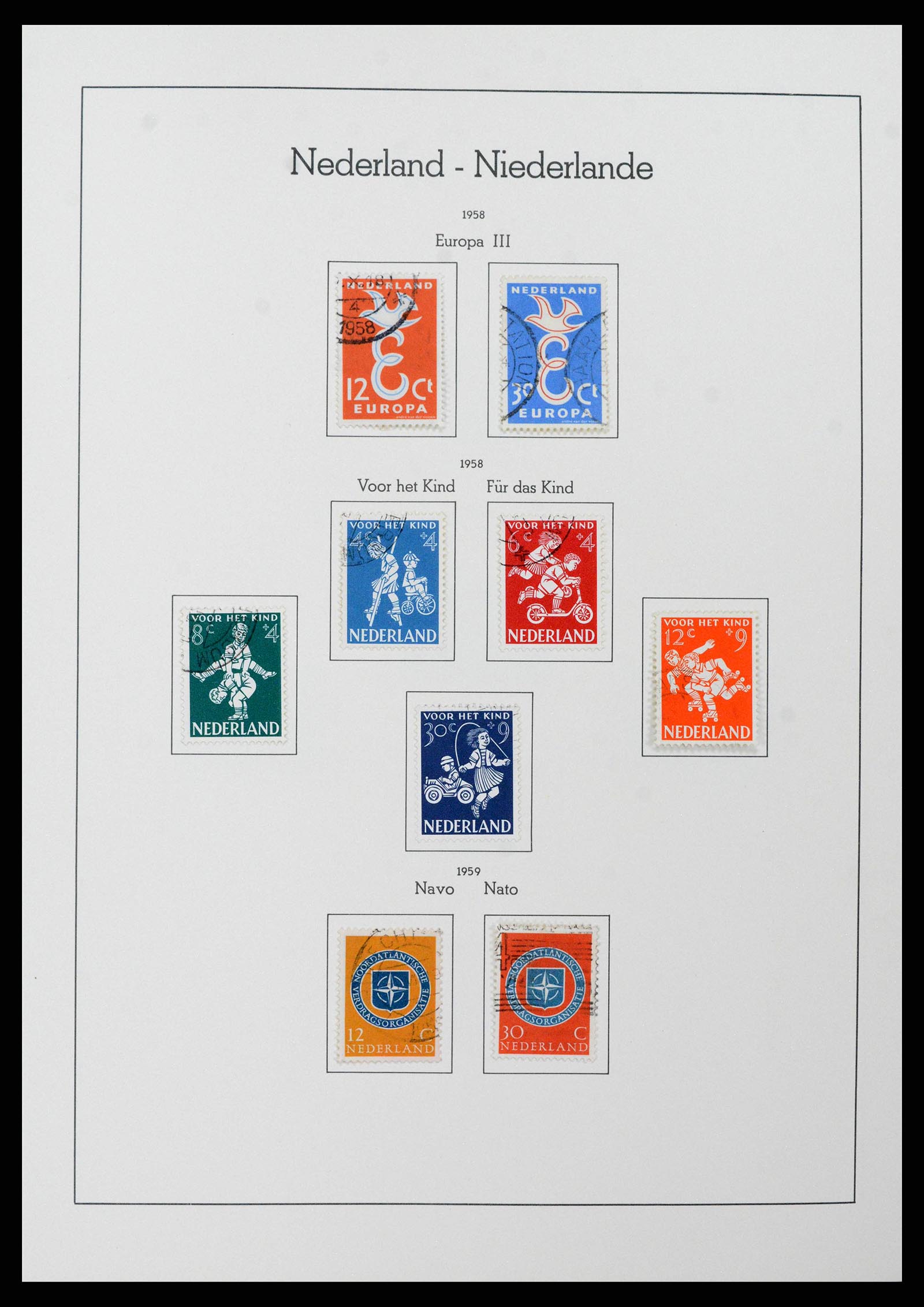 38841 0060 - Postzegelverzameling 38841 Nederland 1852-1986.