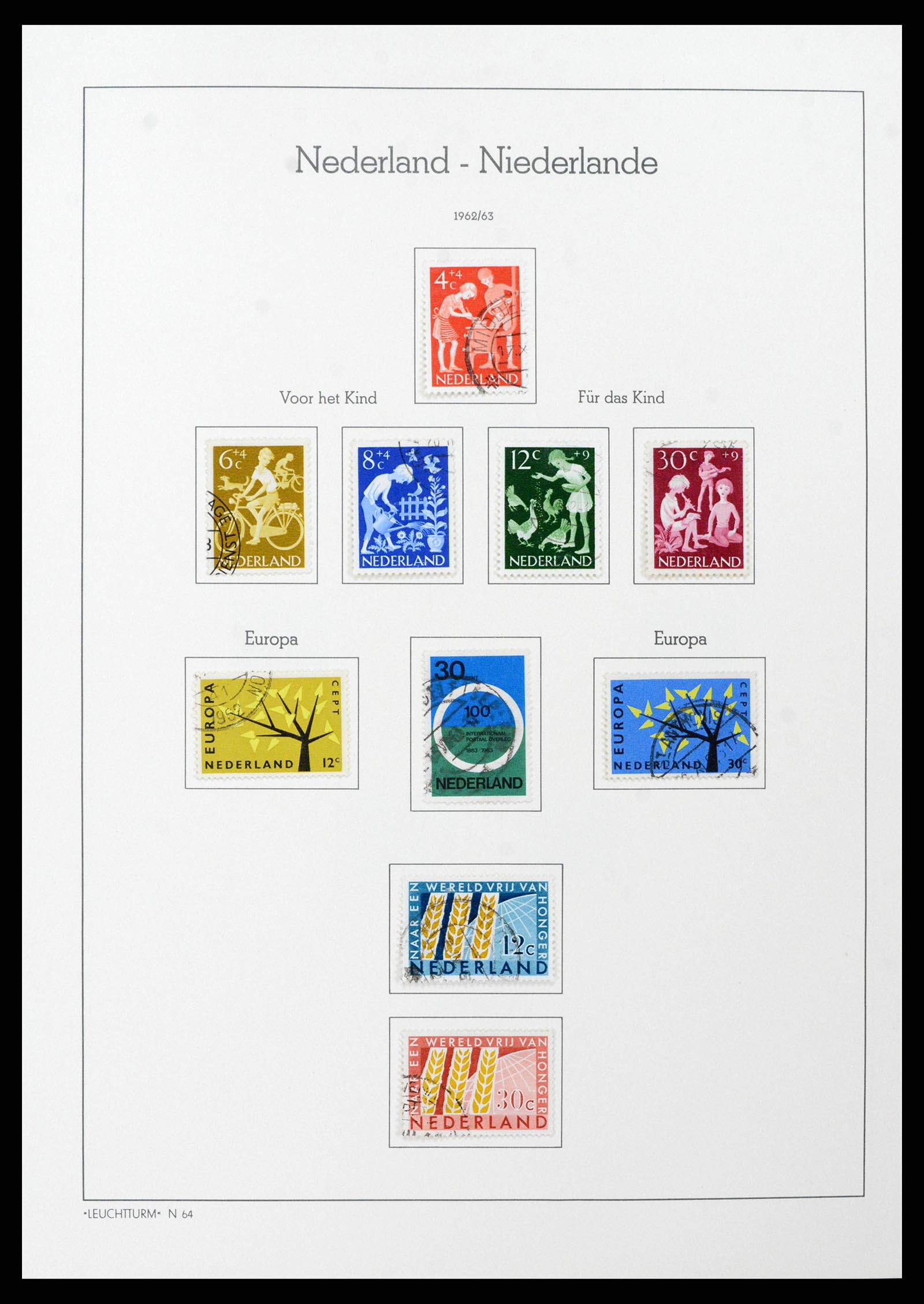 38841 0067 - Stamp collection 38841 Netherlands 1852-1986.