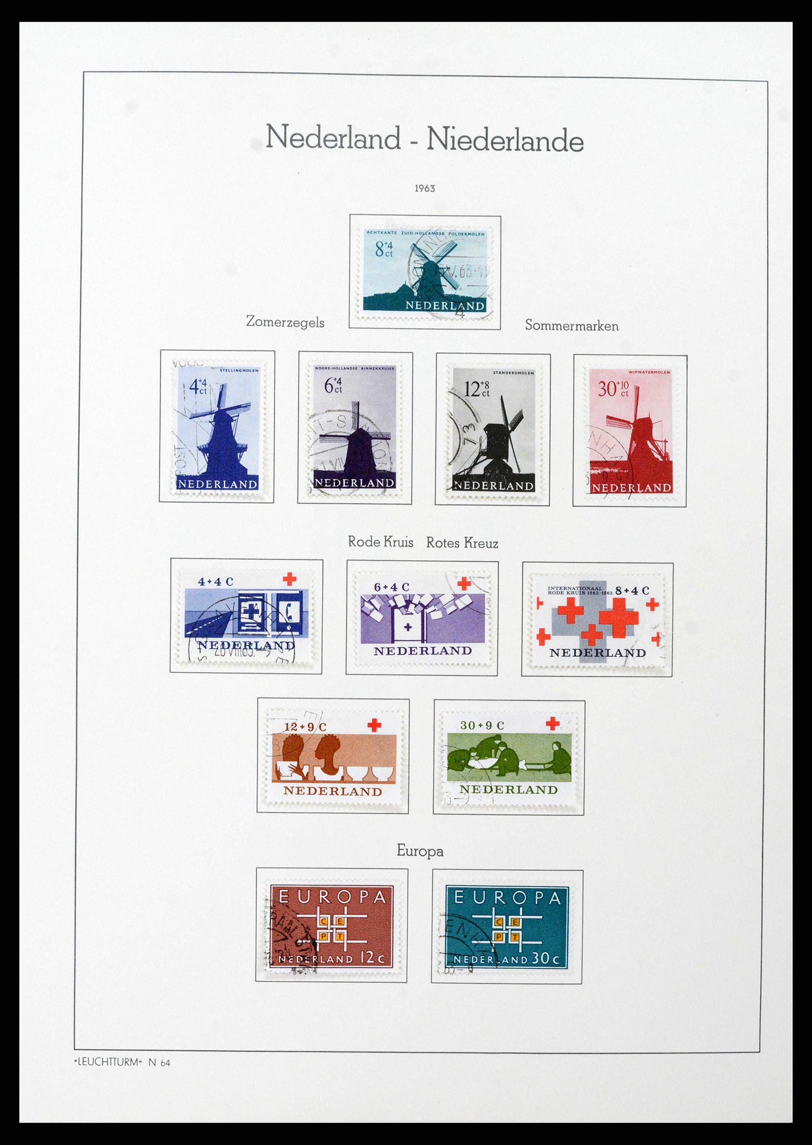 38841 0069 - Stamp collection 38841 Netherlands 1852-1986.