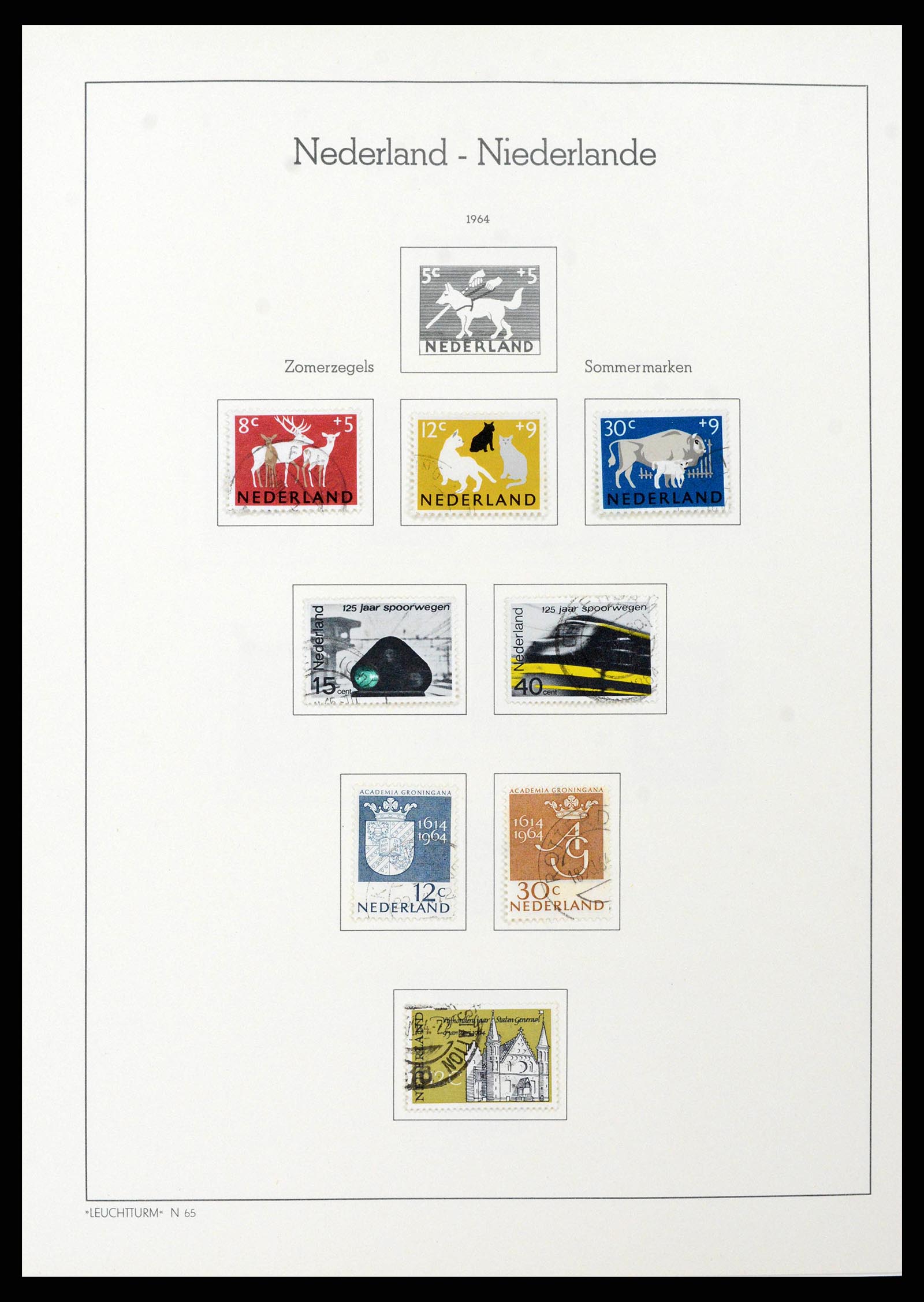 38841 0071 - Stamp collection 38841 Netherlands 1852-1986.