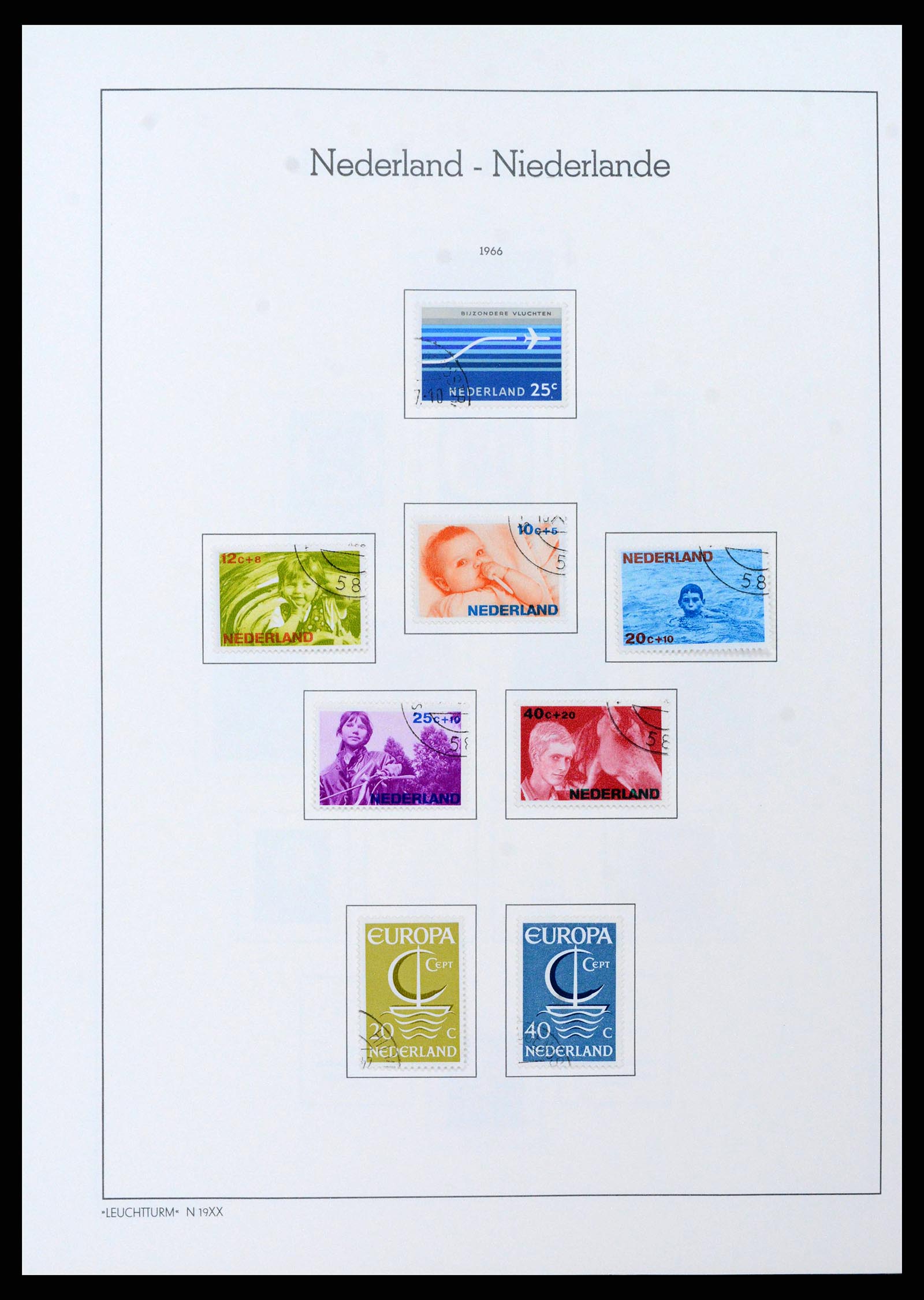 38841 0080 - Stamp collection 38841 Netherlands 1852-1986.