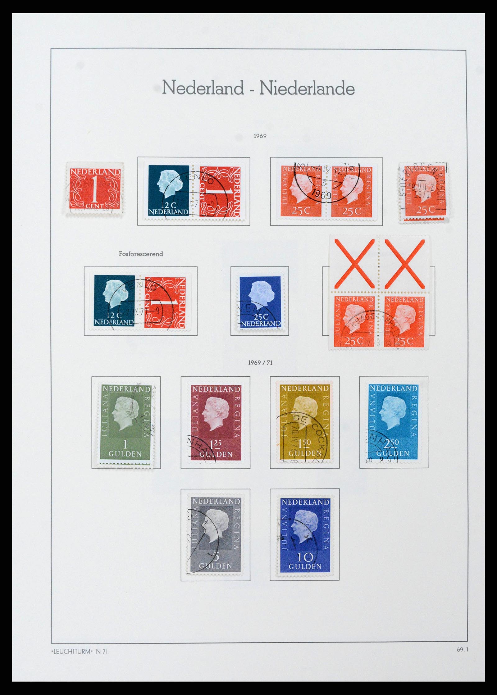 38841 0087 - Stamp collection 38841 Netherlands 1852-1986.