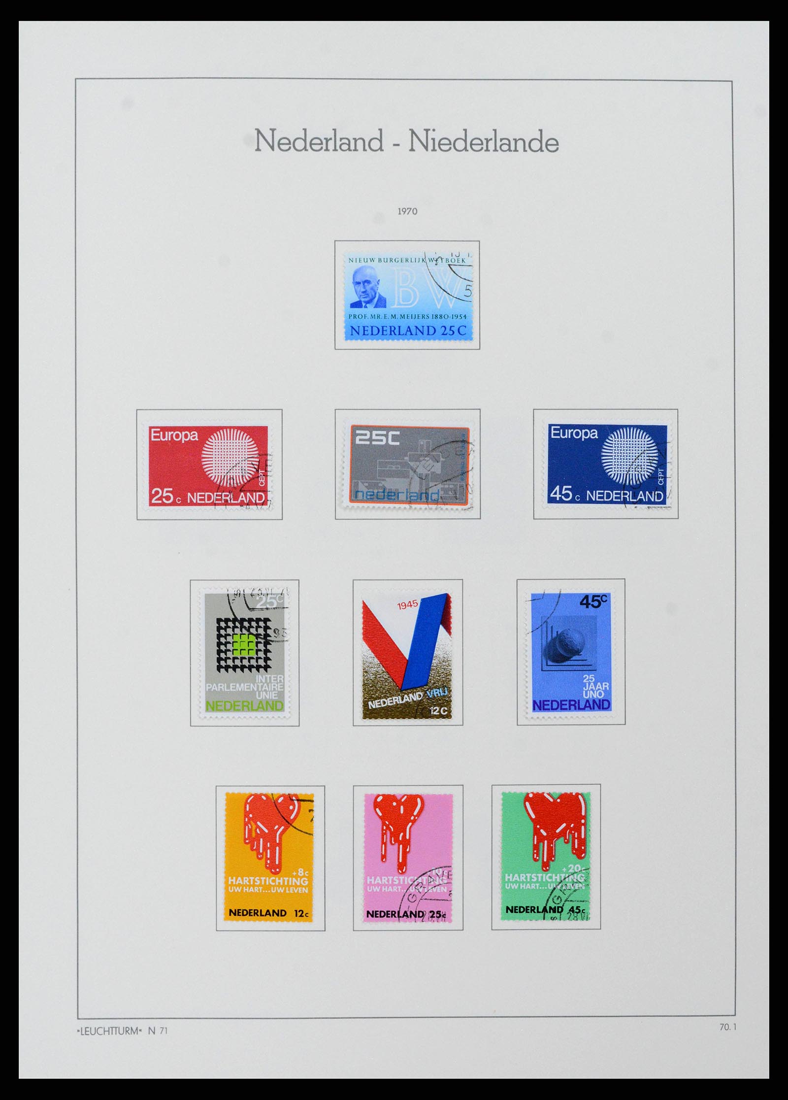 38841 0091 - Stamp collection 38841 Netherlands 1852-1986.