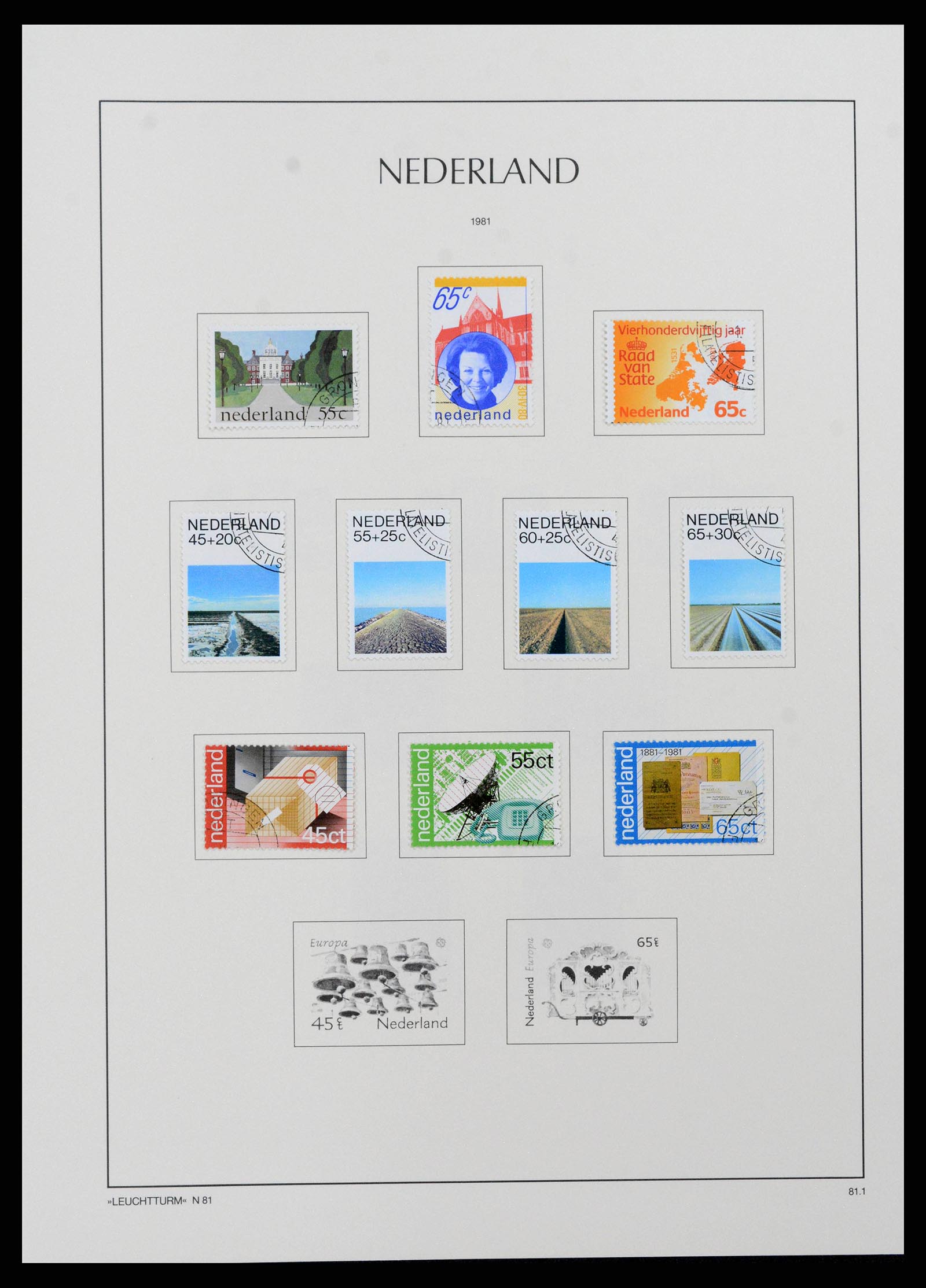 38841 0123 - Stamp collection 38841 Netherlands 1852-1986.
