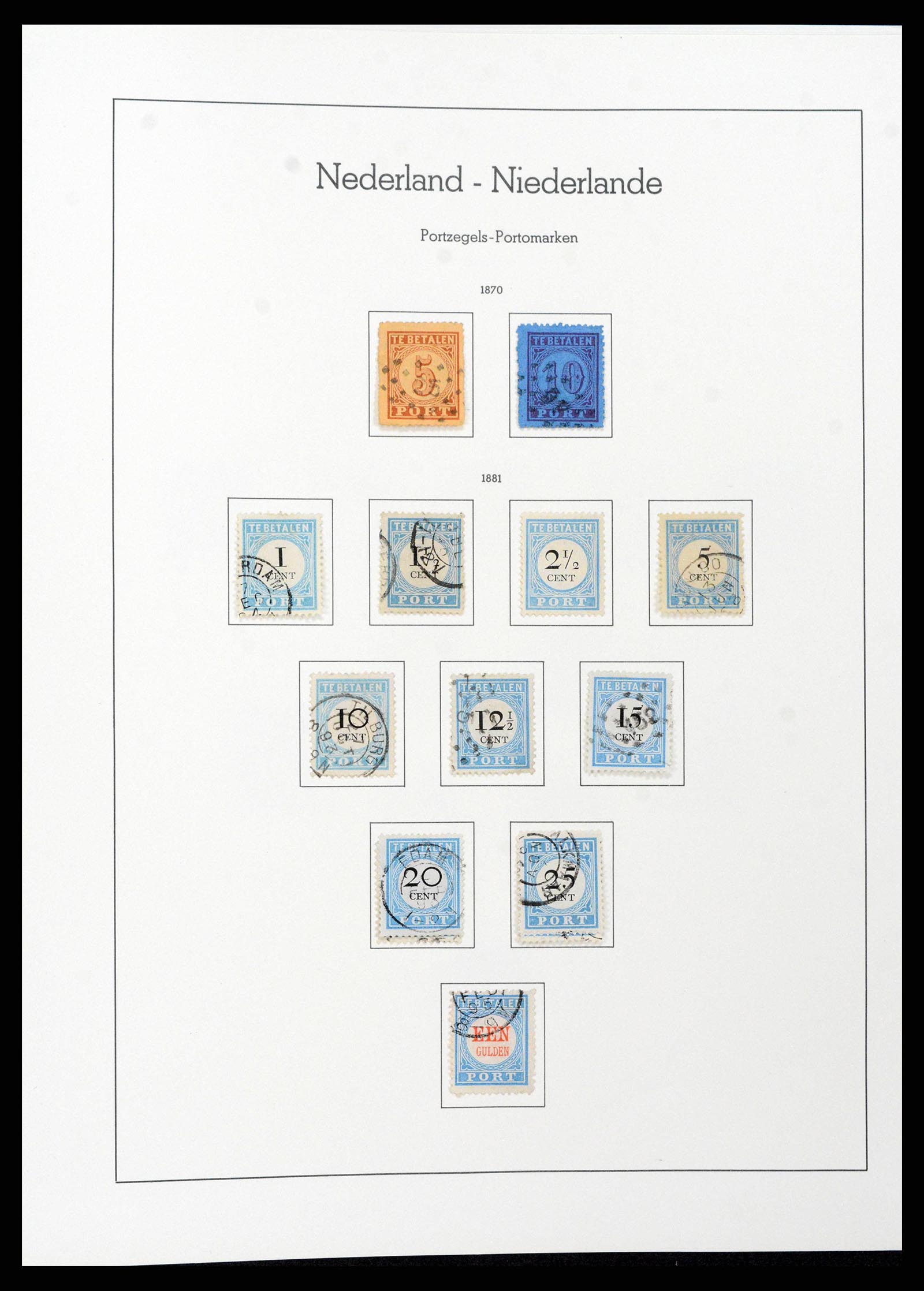 38841 0145 - Postzegelverzameling 38841 Nederland 1852-1986.