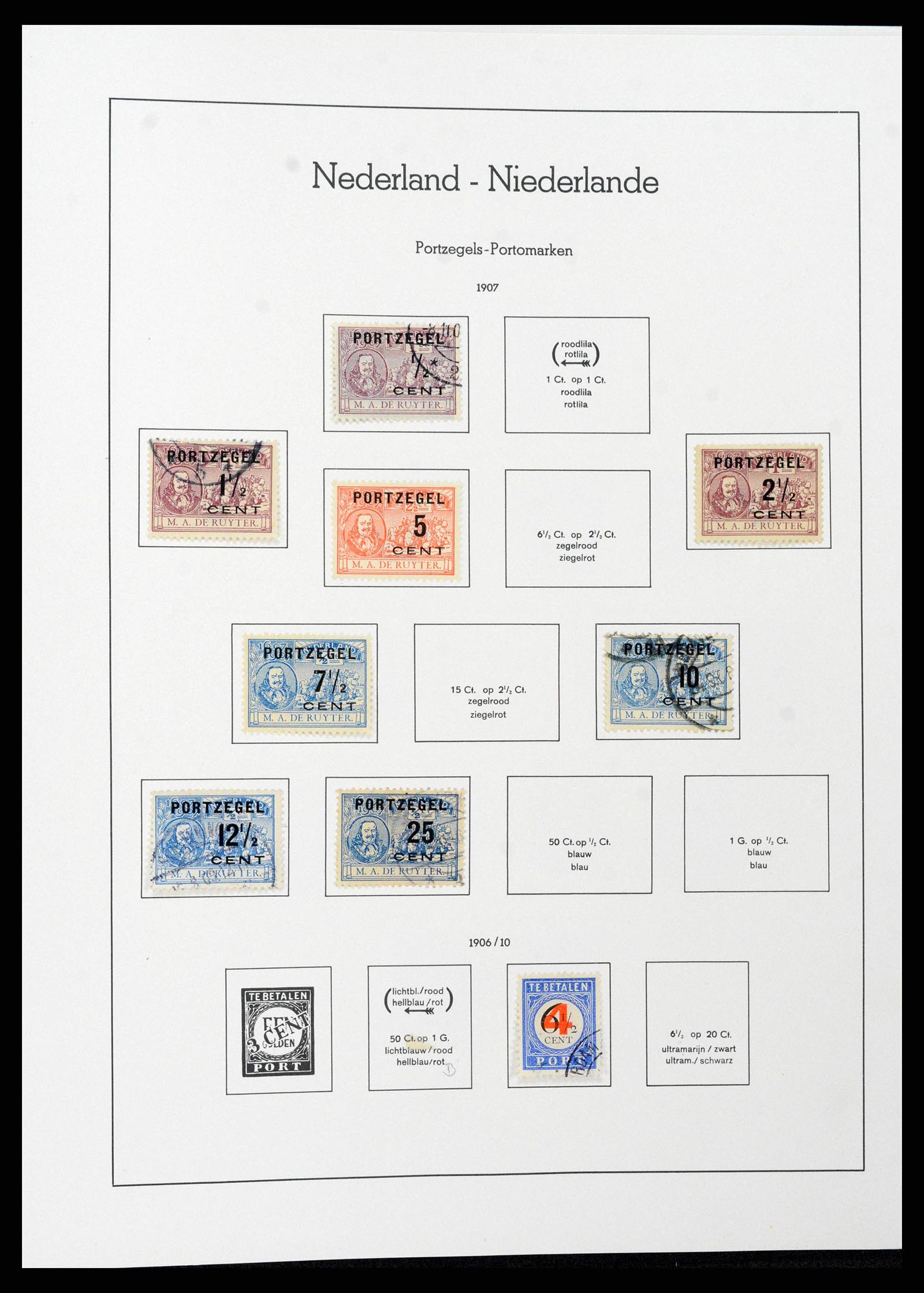 38841 0147 - Postzegelverzameling 38841 Nederland 1852-1986.
