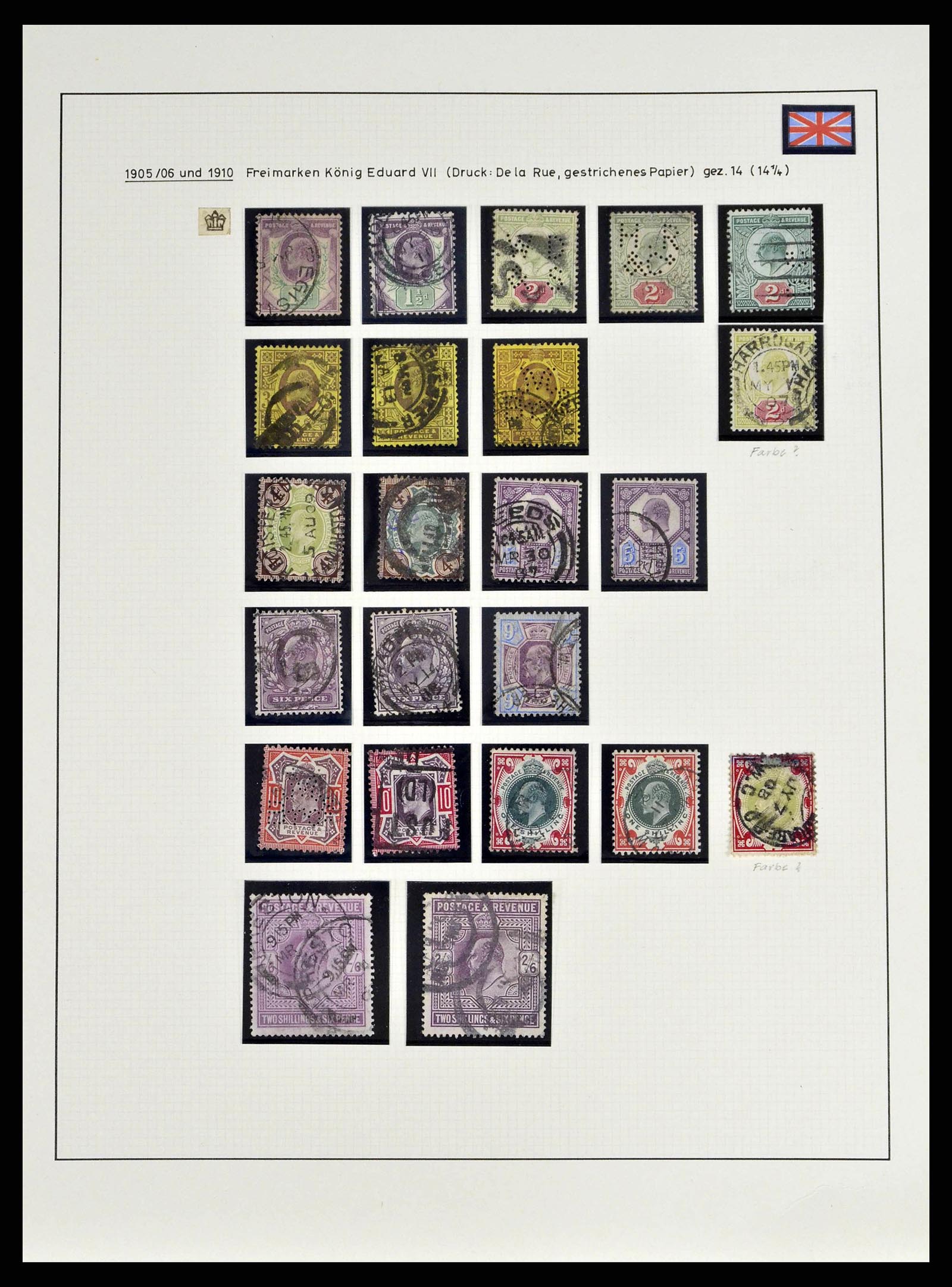38842 0005 - Stamp collection 38842 Great Britain 1901-1960.