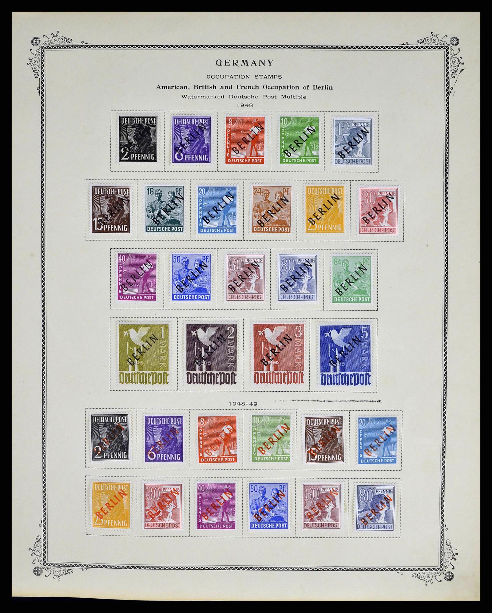 38845 0001 - Postzegelverzameling 38845 SUPER verzameling Berlijn 1948-1979.