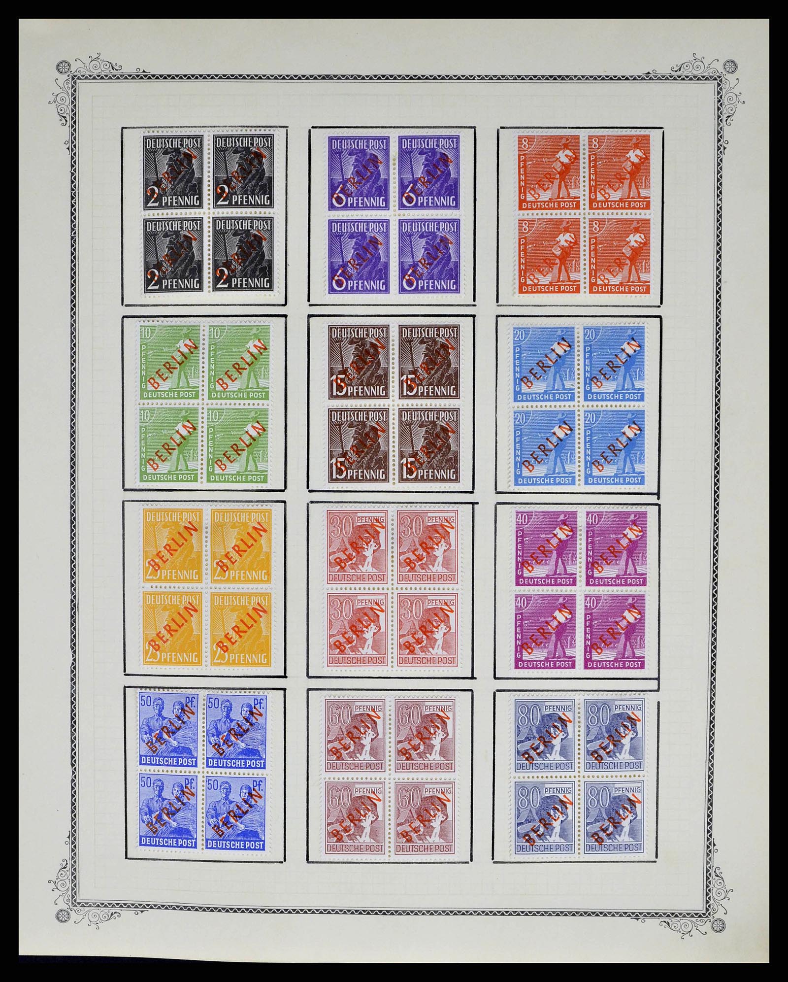 38845 0004 - Stamp collection 38845 SUPER collection Berlin 1948-1979.