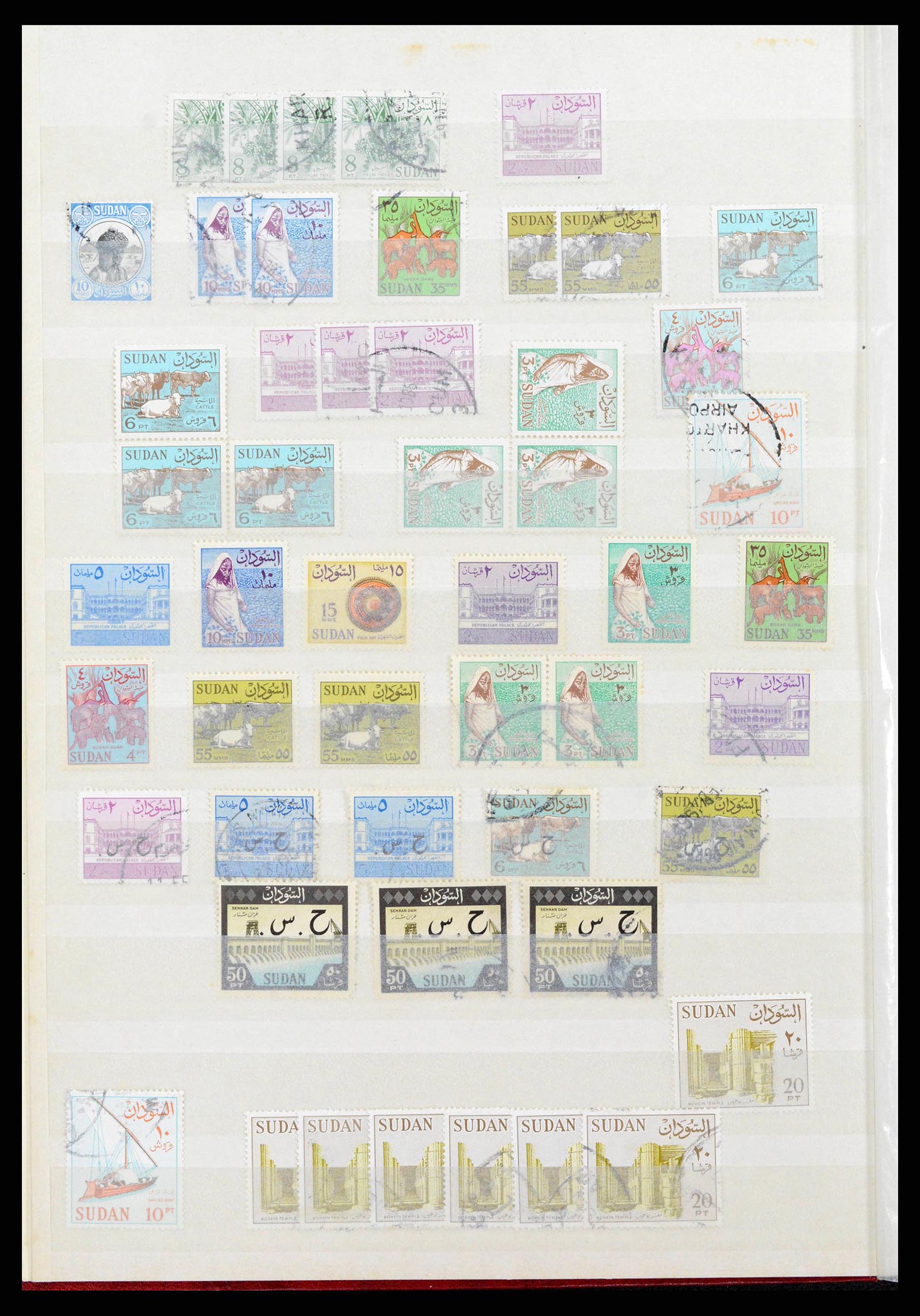 38846 0002 - Postzegelverzameling 38846 Soedan jaren 60-80.