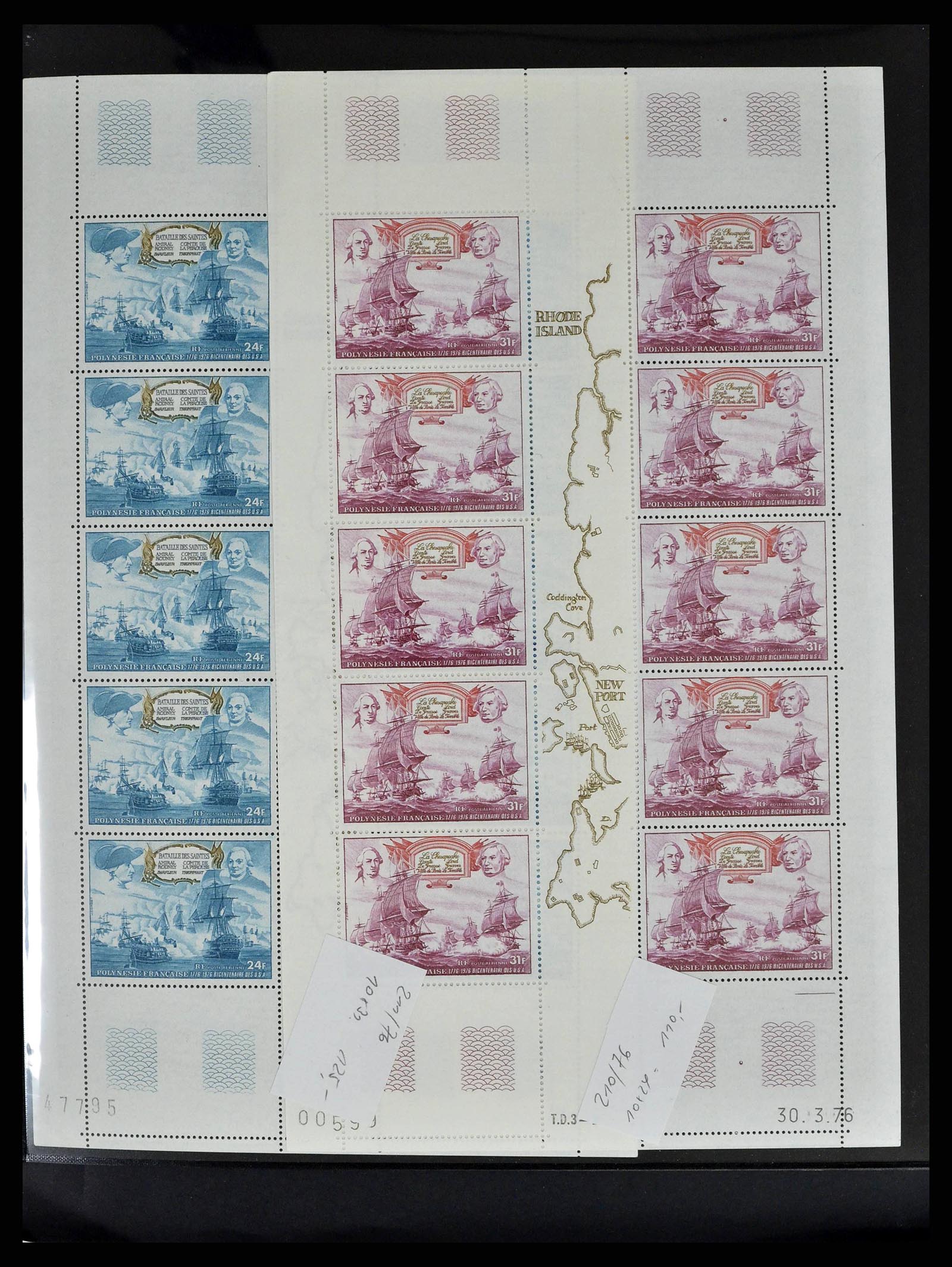 38848 0001 - Postzegelverzameling 38848 Frans Polynesië 1976-1995.