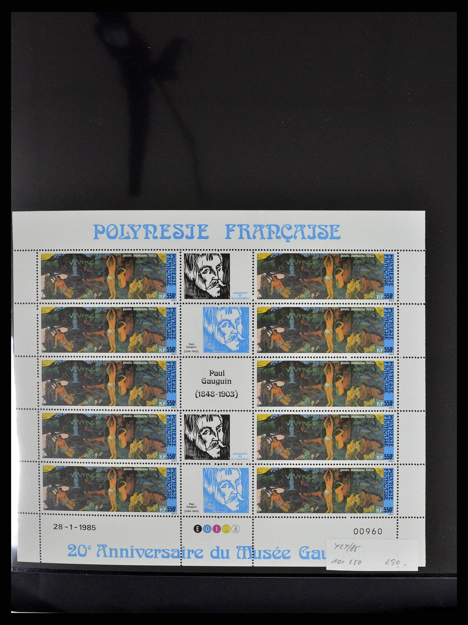 38848 0002 - Postzegelverzameling 38848 Frans Polynesië 1976-1995.