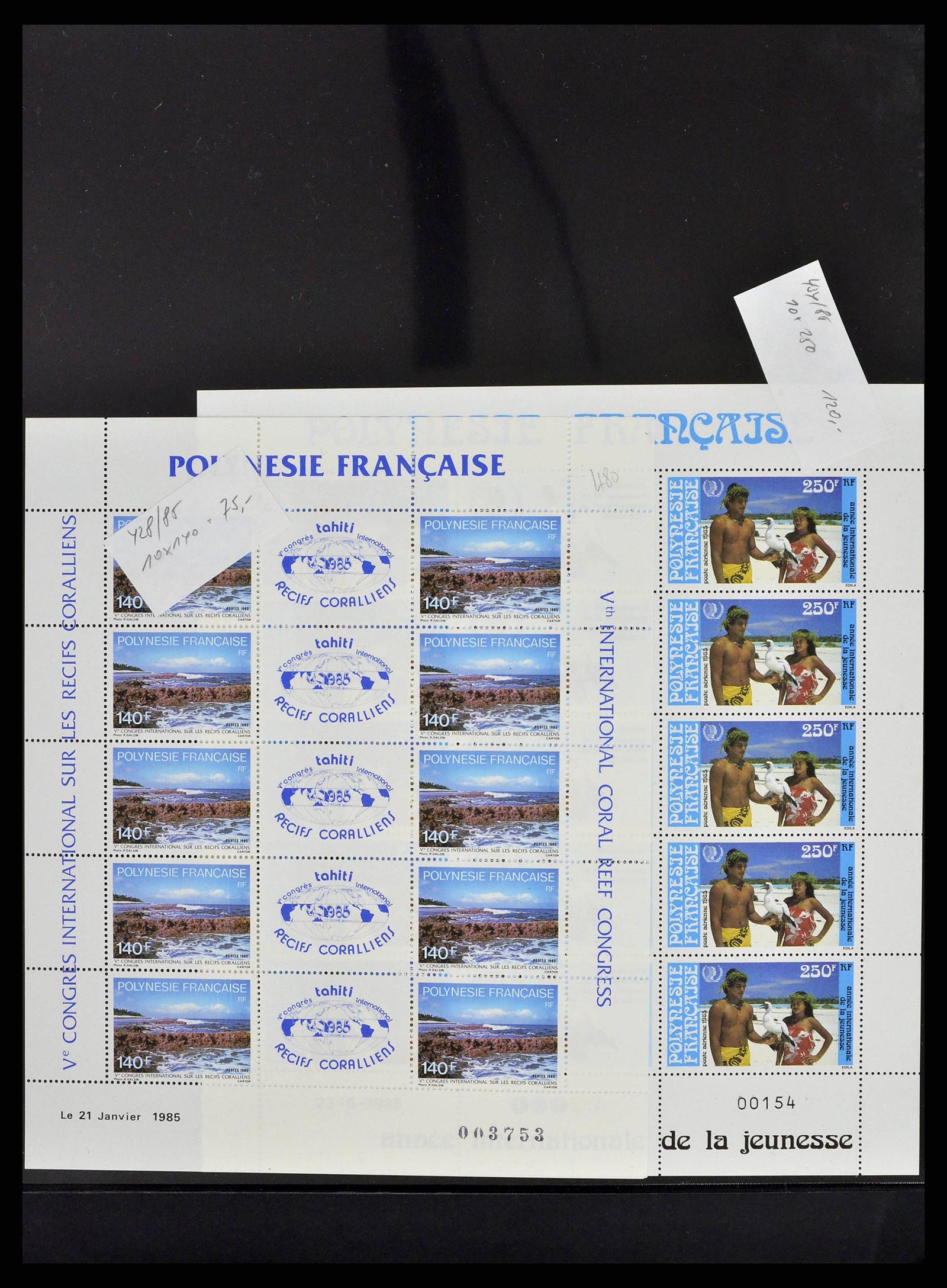 38848 0003 - Postzegelverzameling 38848 Frans Polynesië 1976-1995.