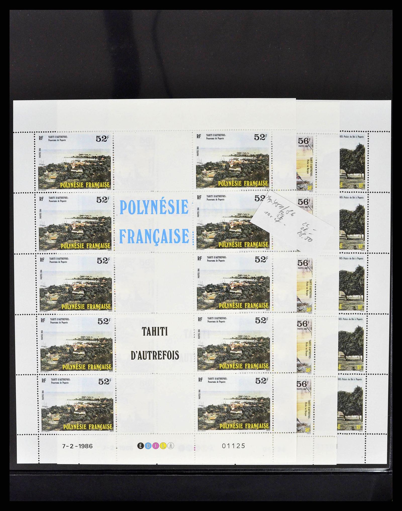 38848 0005 - Postzegelverzameling 38848 Frans Polynesië 1976-1995.