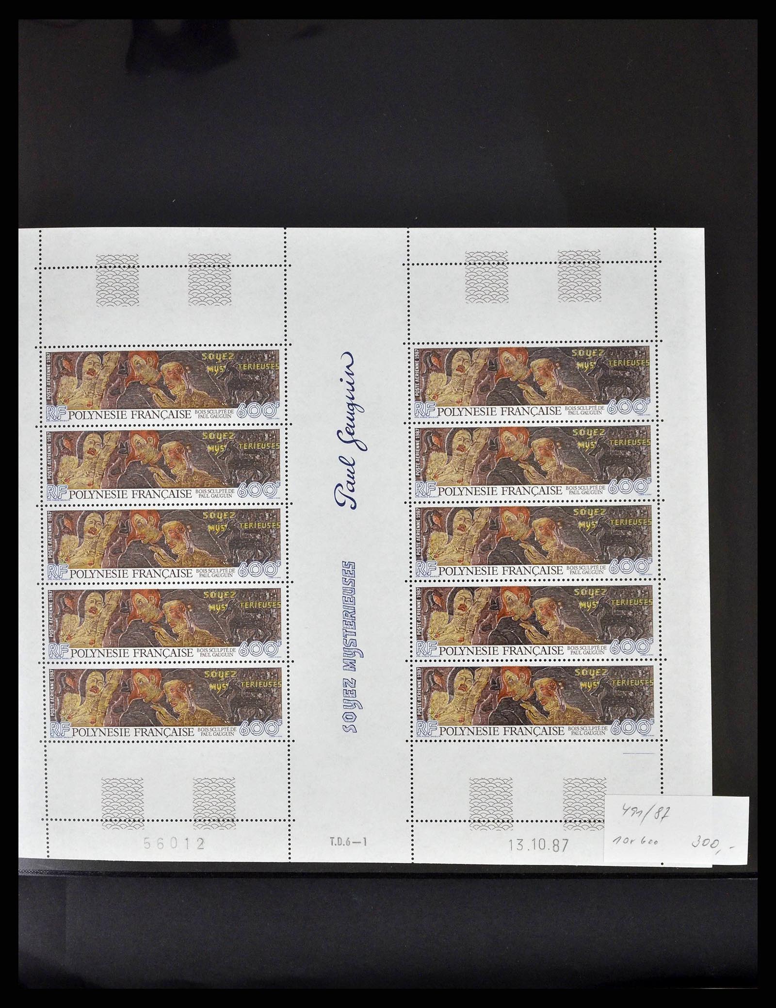 38848 0012 - Postzegelverzameling 38848 Frans Polynesië 1976-1995.