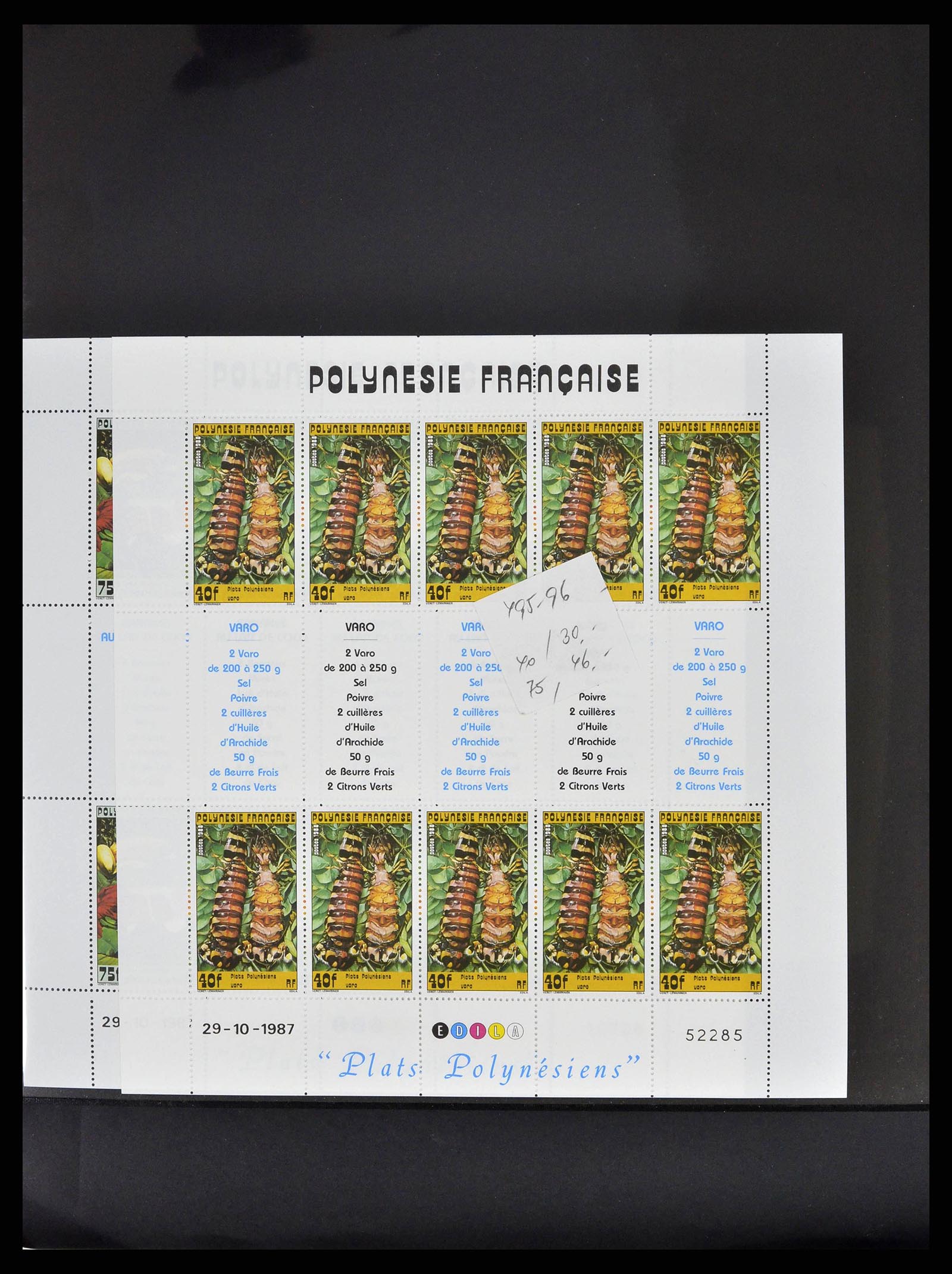 38848 0014 - Postzegelverzameling 38848 Frans Polynesië 1976-1995.