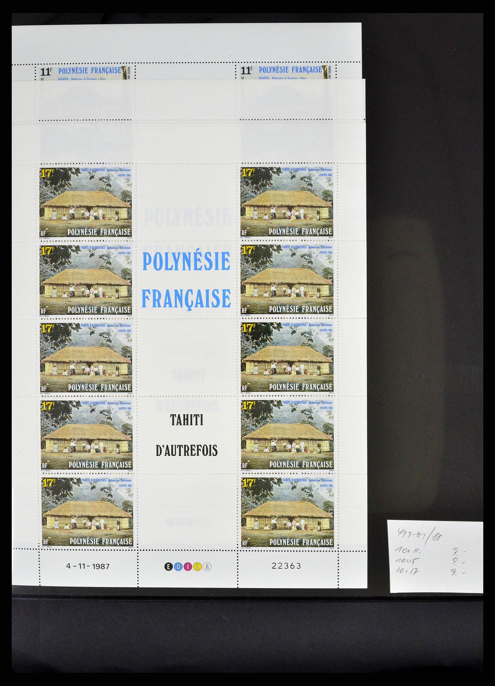 38848 0016 - Postzegelverzameling 38848 Frans Polynesië 1976-1995.