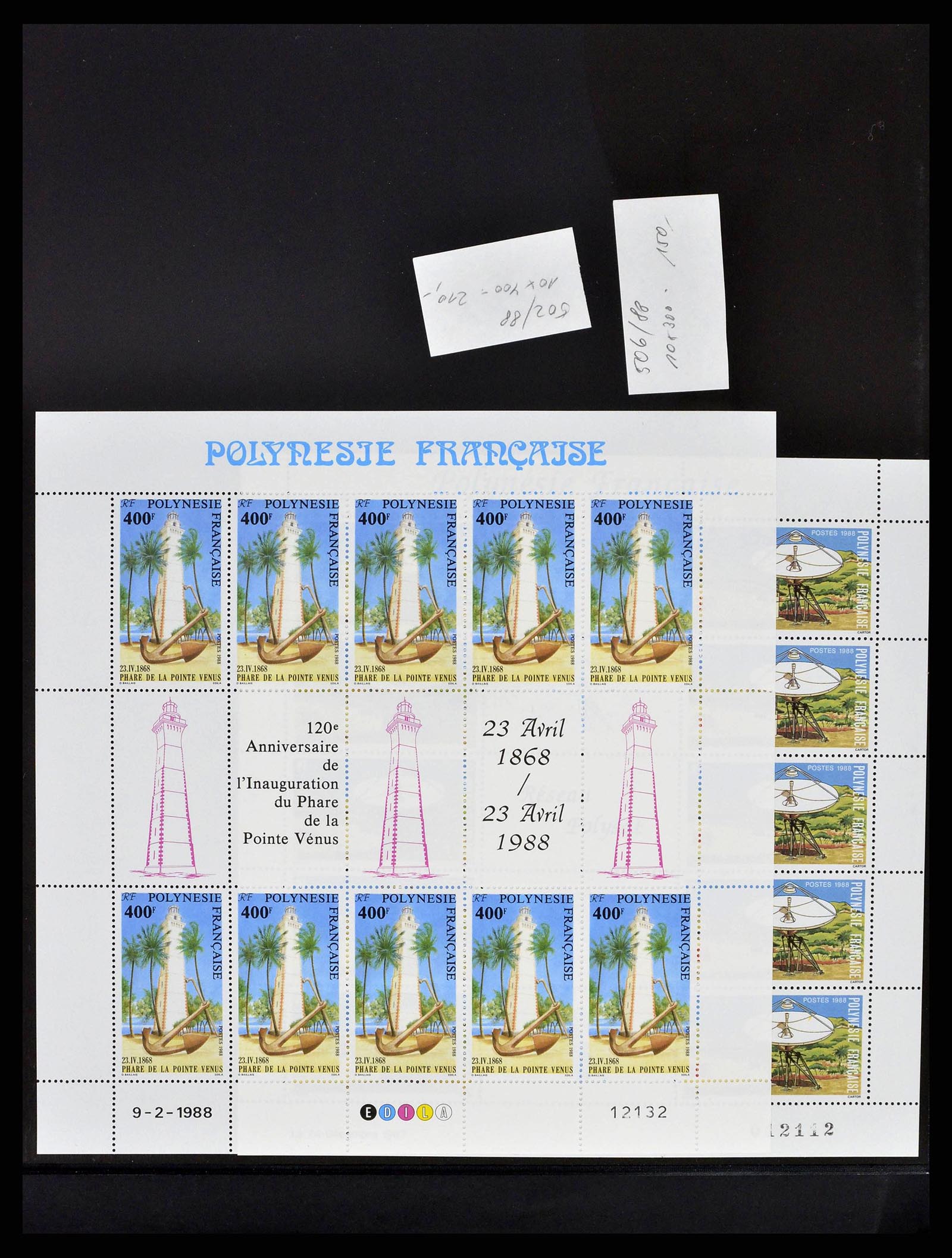 38848 0017 - Postzegelverzameling 38848 Frans Polynesië 1976-1995.