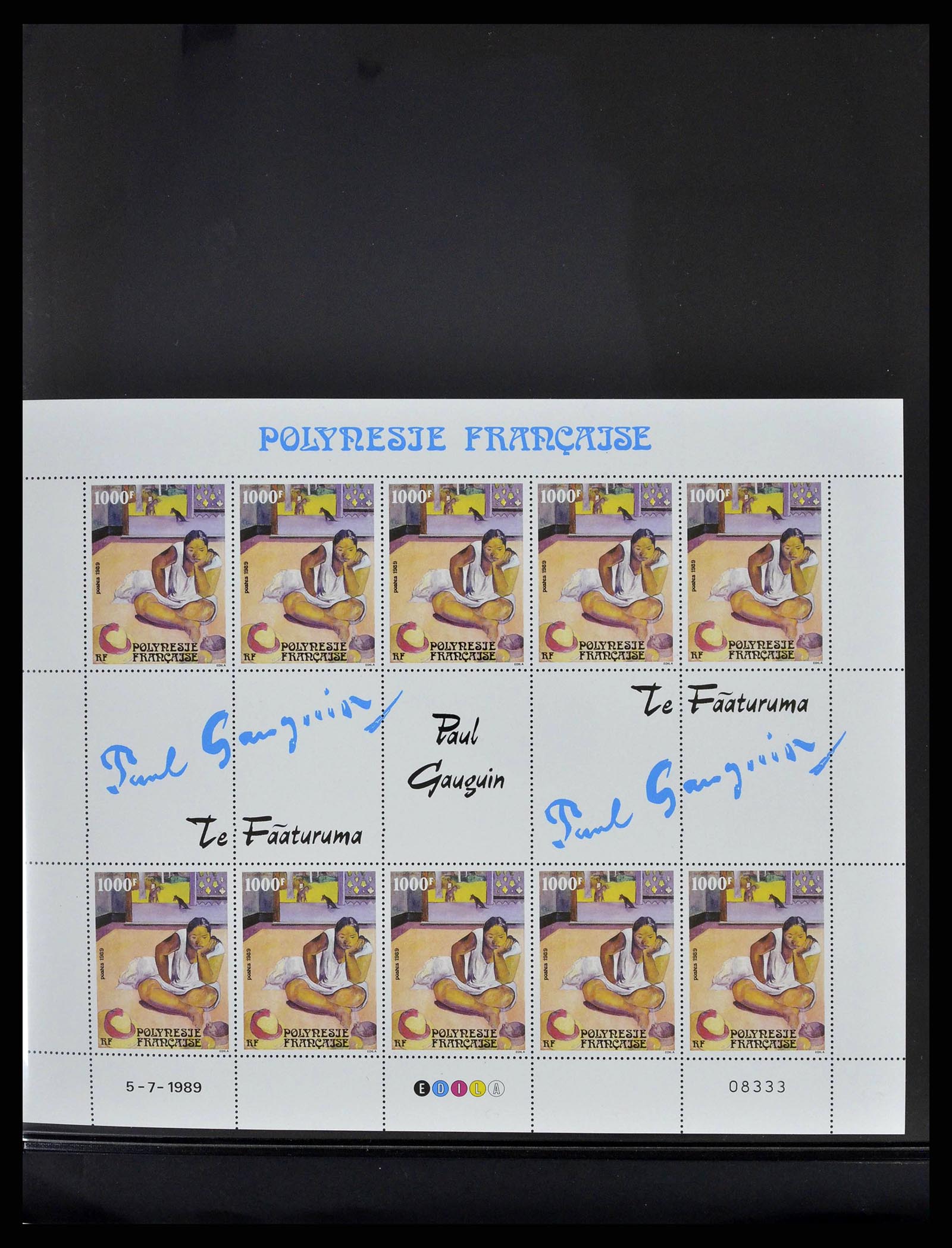 38848 0022 - Postzegelverzameling 38848 Frans Polynesië 1976-1995.