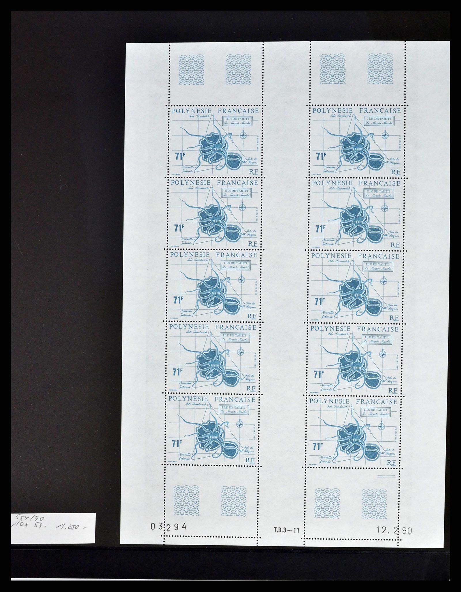 38848 0027 - Postzegelverzameling 38848 Frans Polynesië 1976-1995.
