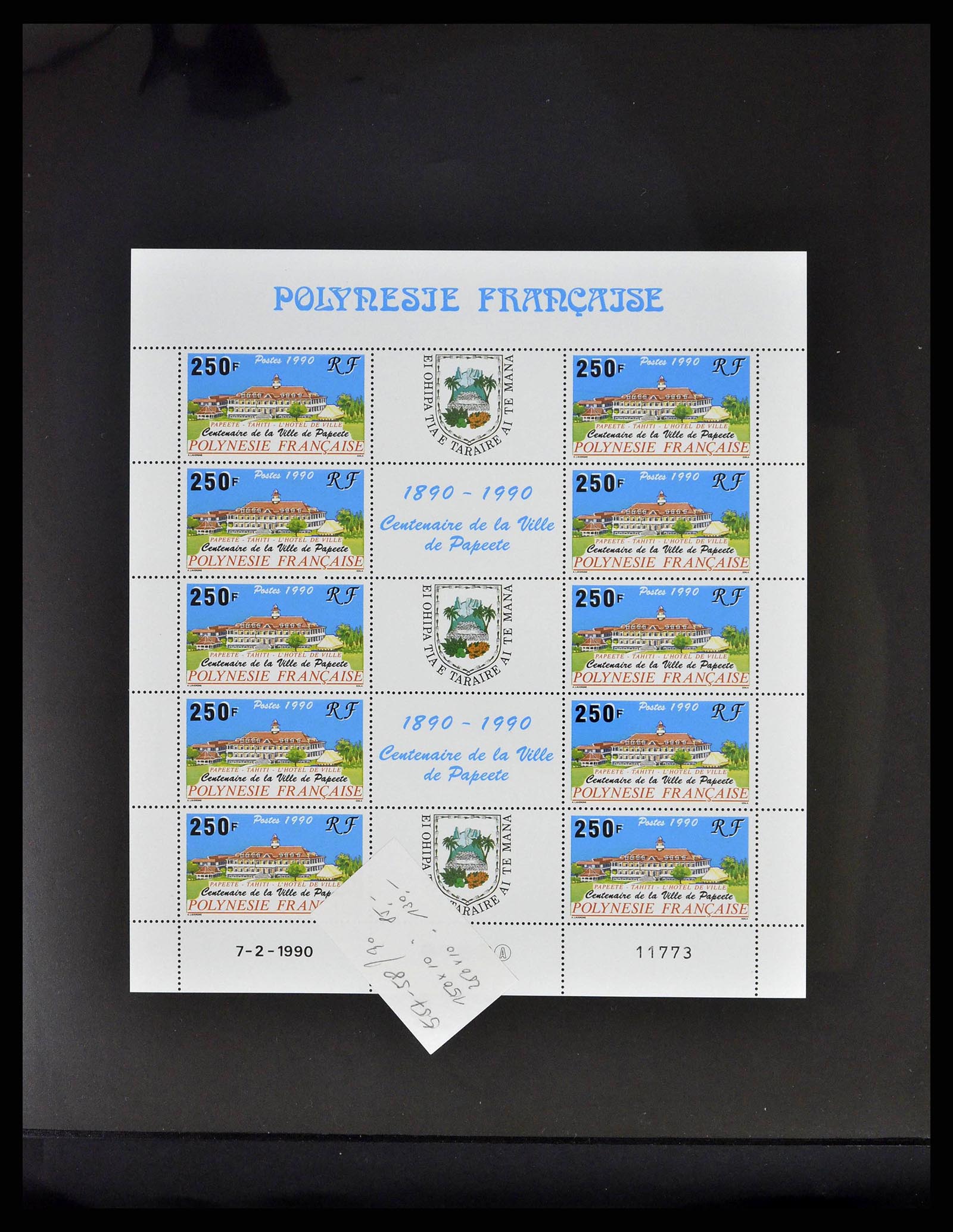 38848 0028 - Postzegelverzameling 38848 Frans Polynesië 1976-1995.