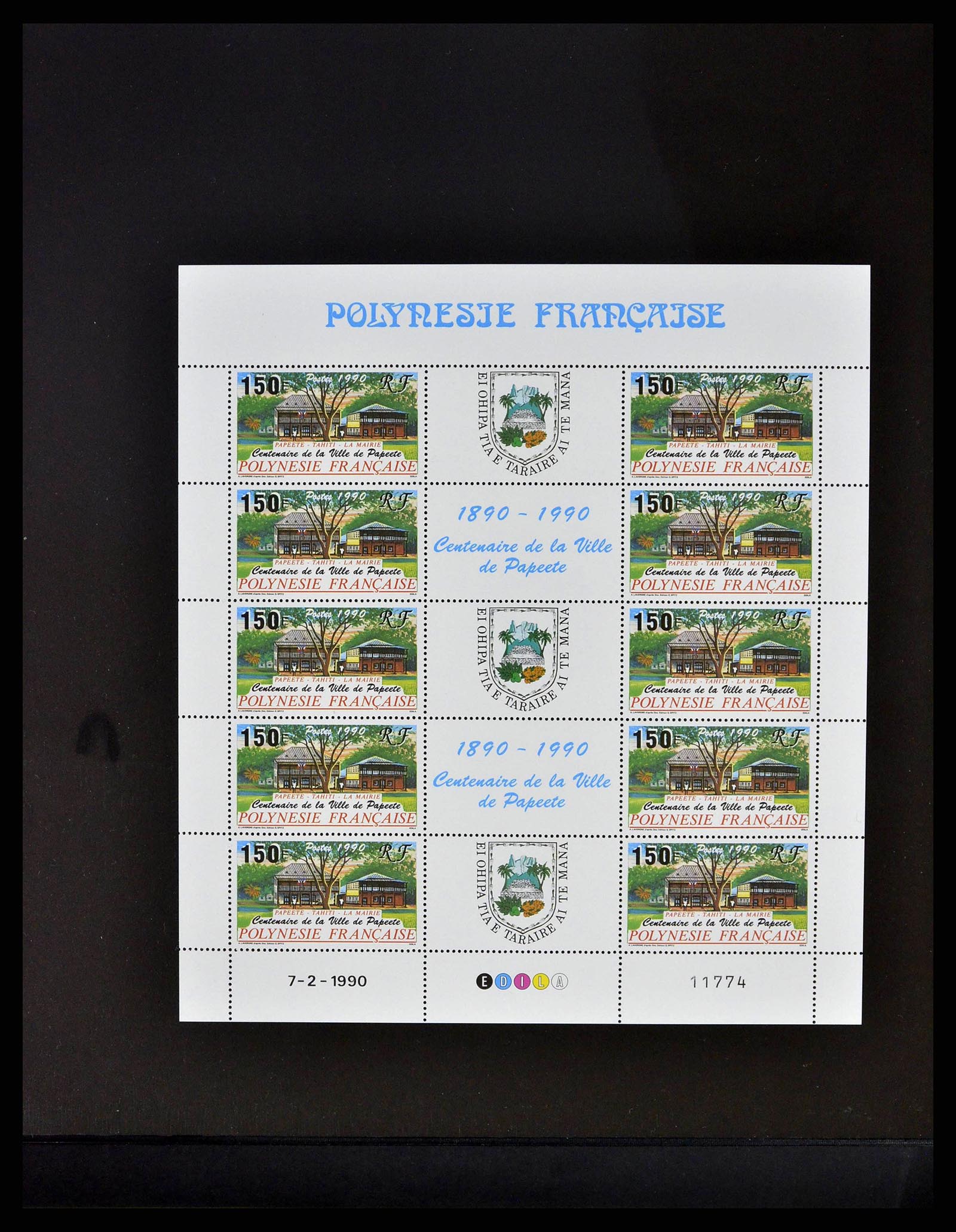 38848 0029 - Postzegelverzameling 38848 Frans Polynesië 1976-1995.