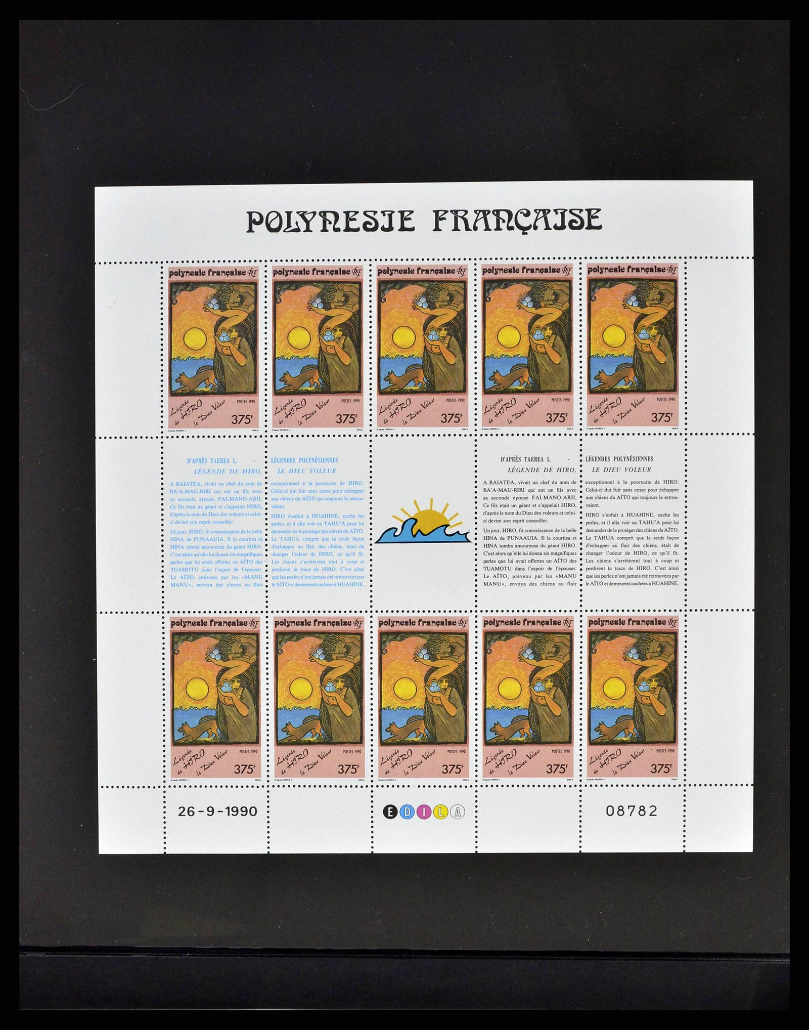 38848 0037 - Postzegelverzameling 38848 Frans Polynesië 1976-1995.