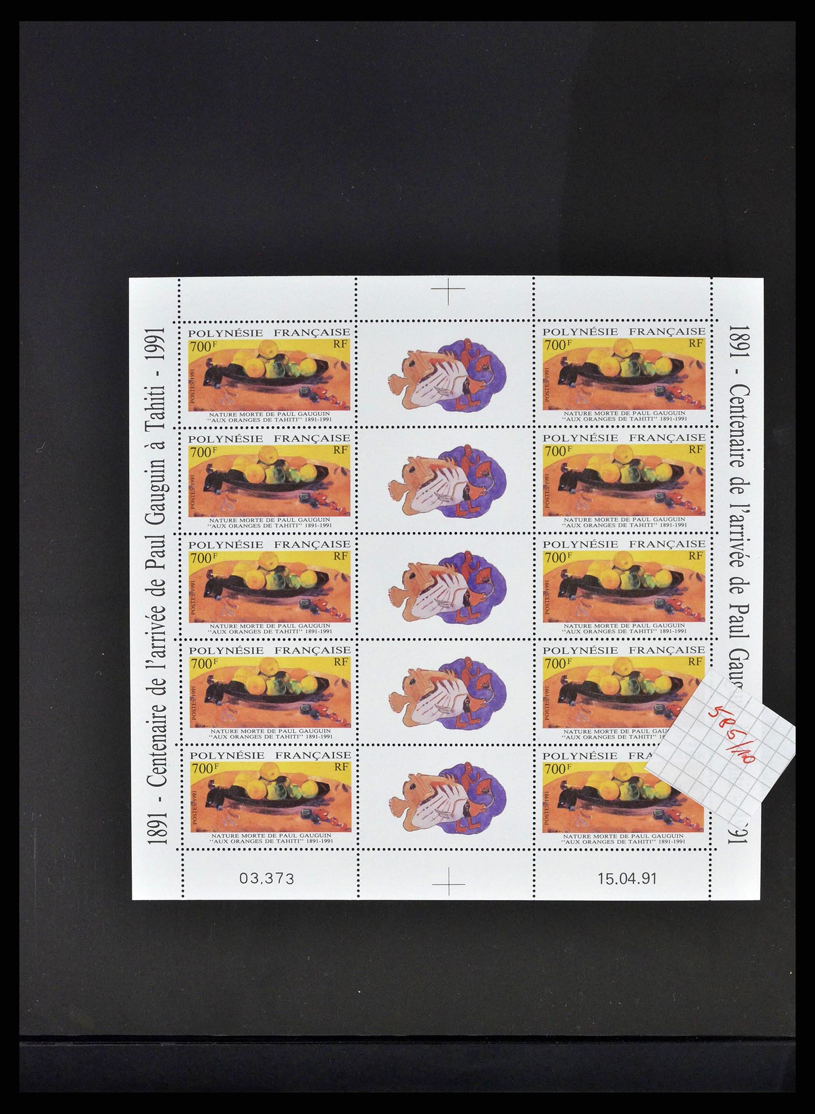 38848 0039 - Postzegelverzameling 38848 Frans Polynesië 1976-1995.