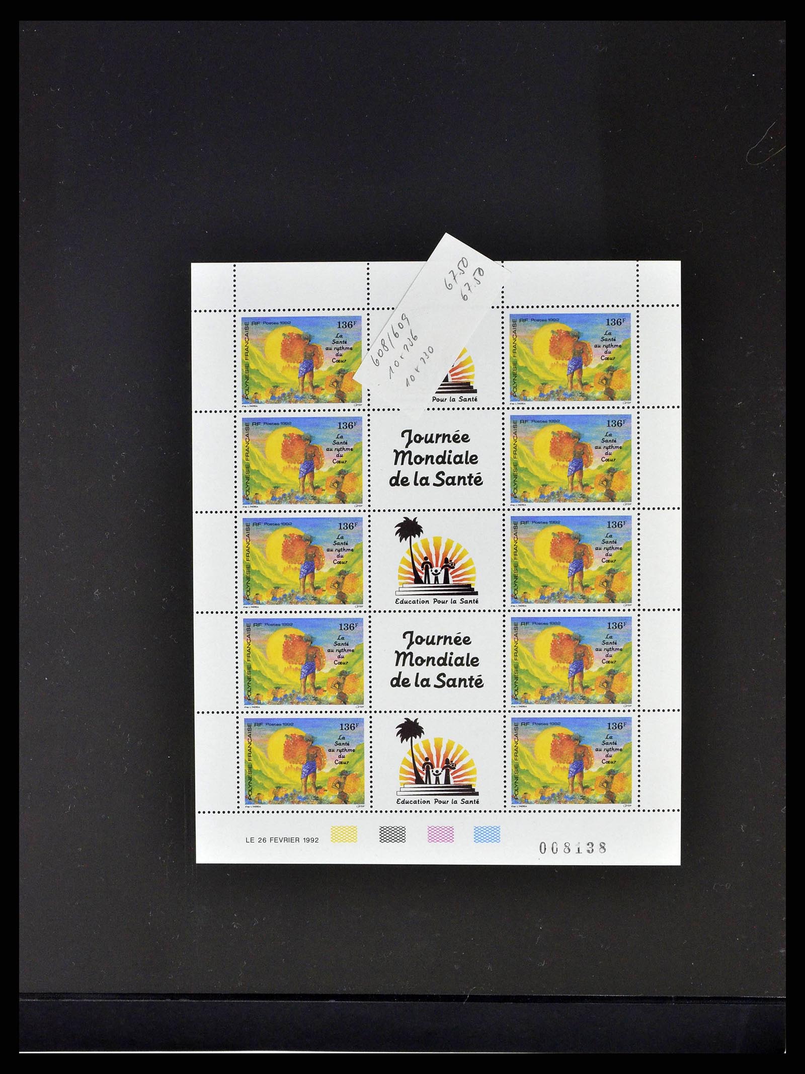 38848 0043 - Postzegelverzameling 38848 Frans Polynesië 1976-1995.