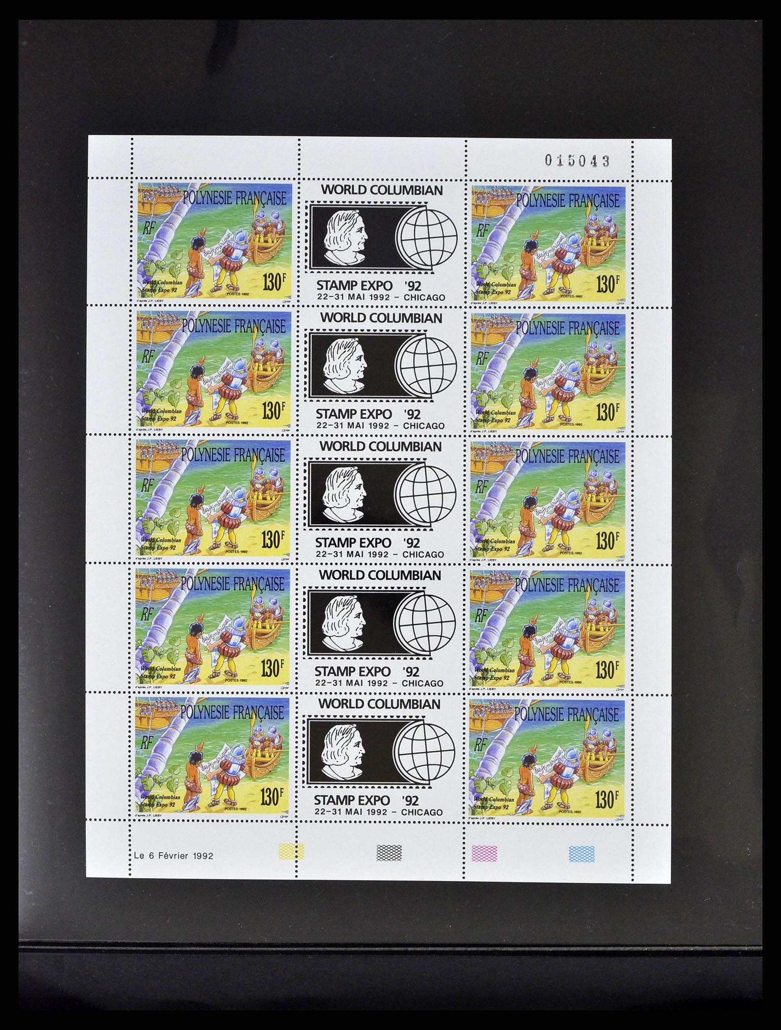 38848 0044 - Postzegelverzameling 38848 Frans Polynesië 1976-1995.