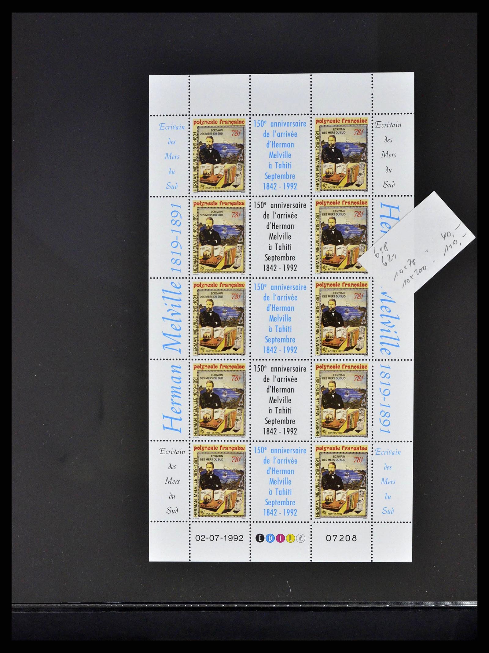 38848 0045 - Postzegelverzameling 38848 Frans Polynesië 1976-1995.