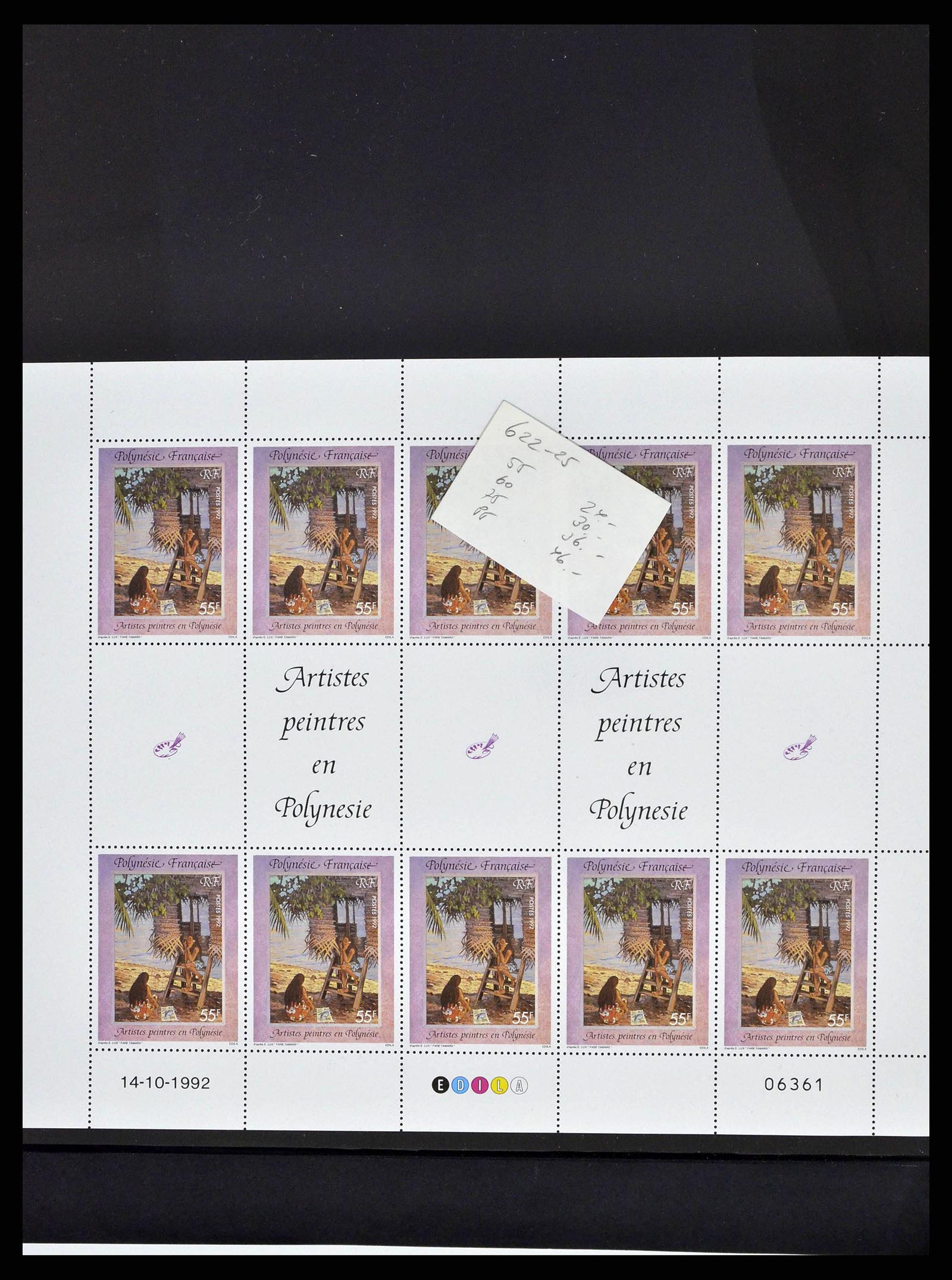 38848 0047 - Postzegelverzameling 38848 Frans Polynesië 1976-1995.