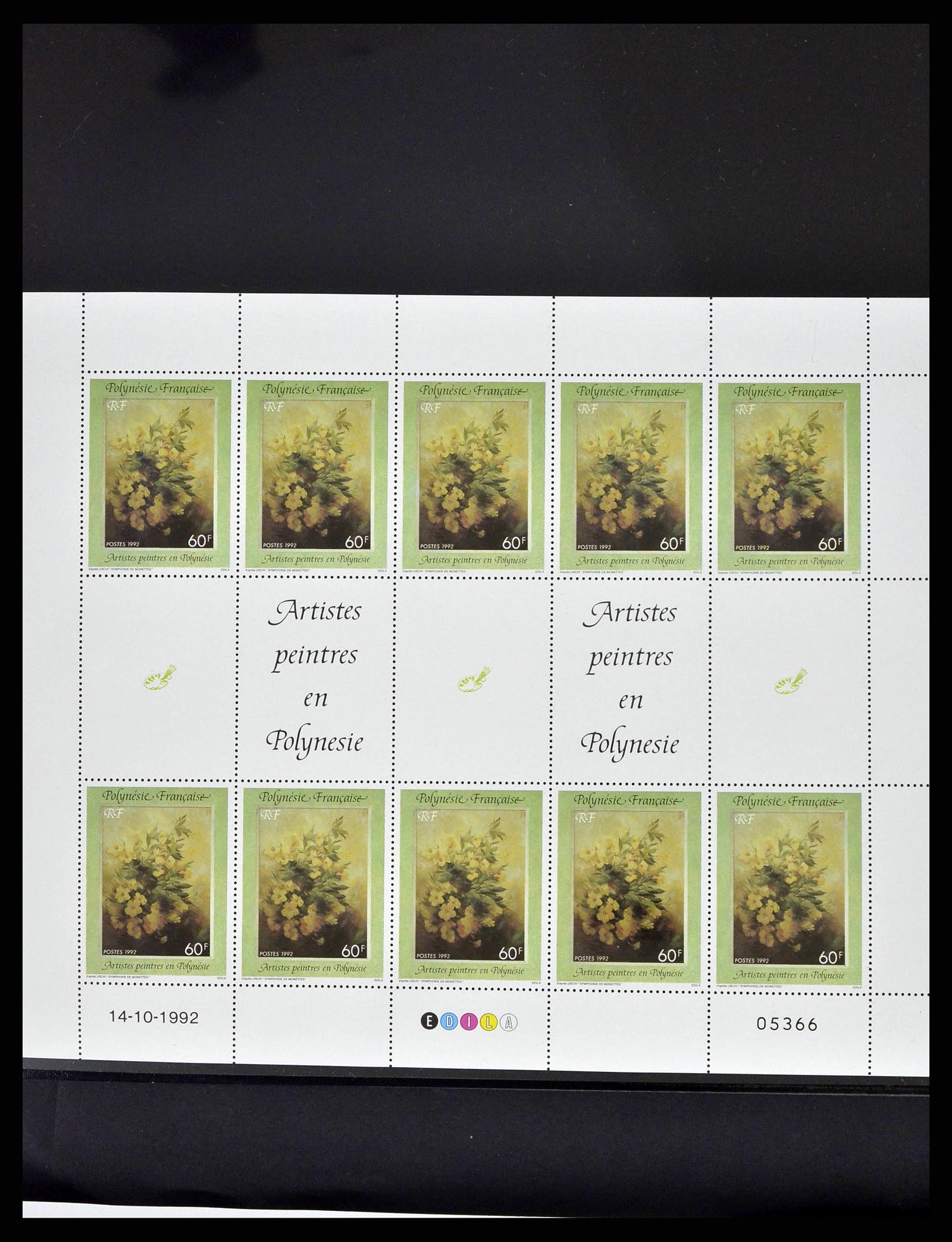 38848 0048 - Postzegelverzameling 38848 Frans Polynesië 1976-1995.