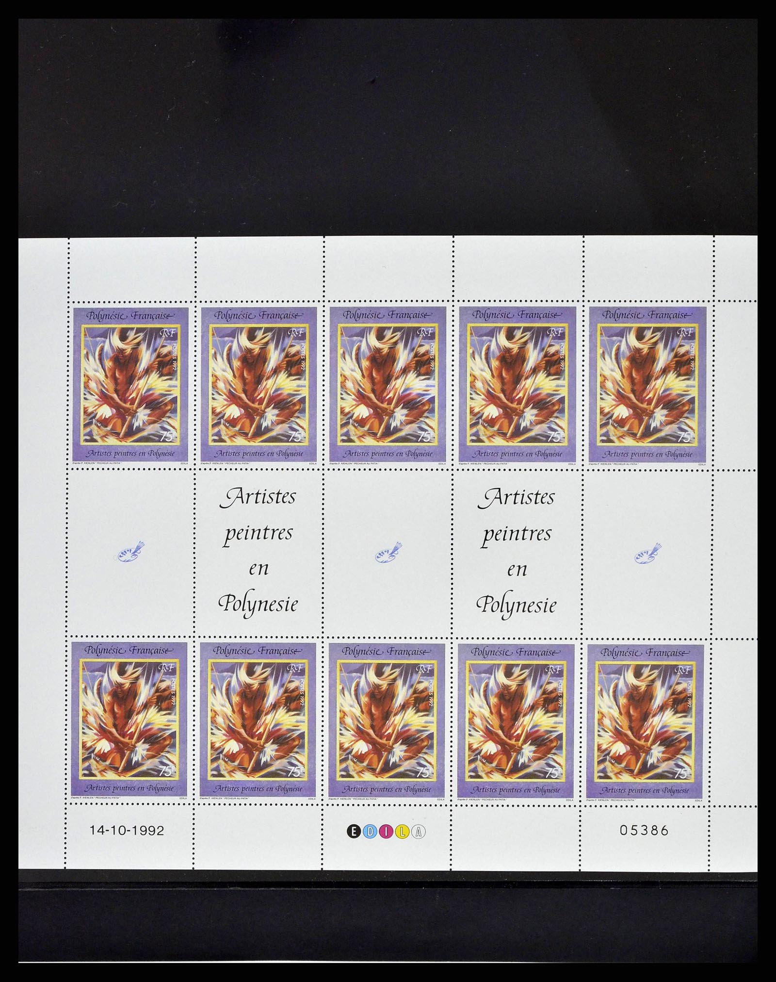 38848 0049 - Postzegelverzameling 38848 Frans Polynesië 1976-1995.