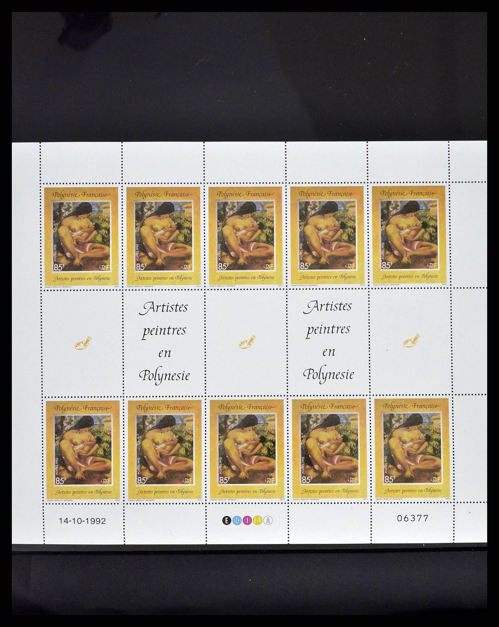 38848 0050 - Postzegelverzameling 38848 Frans Polynesië 1976-1995.