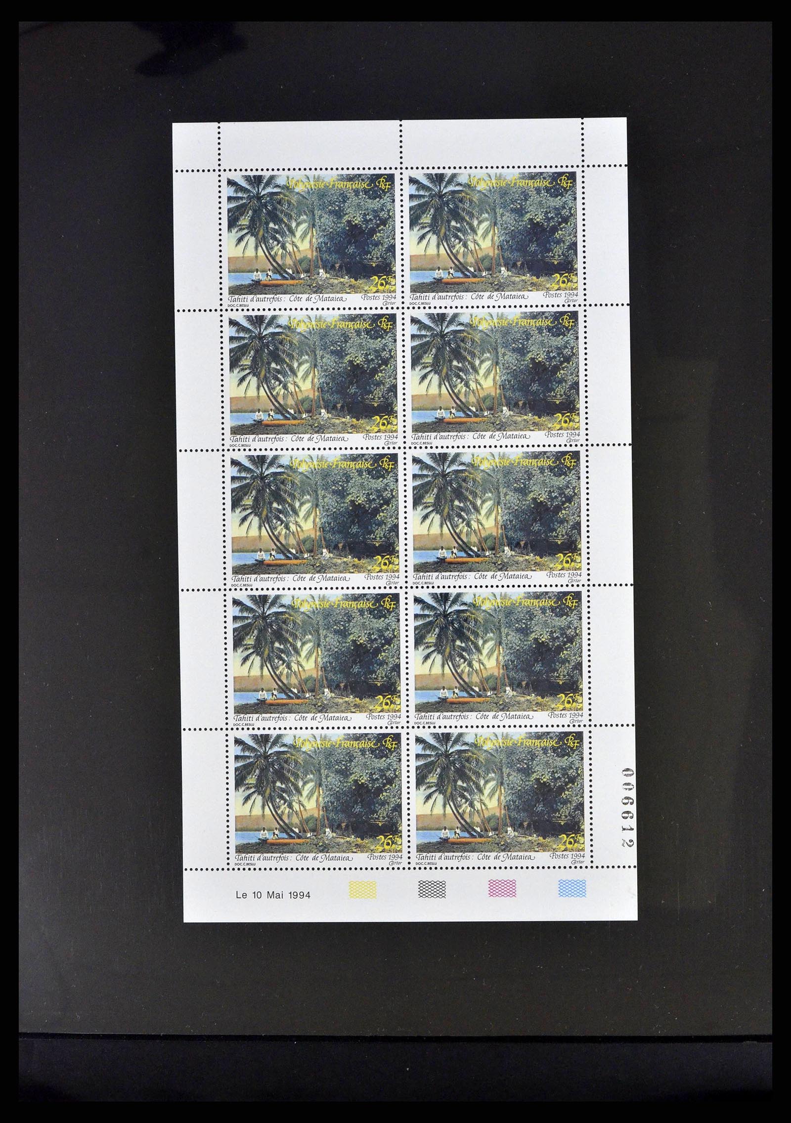 38848 0055 - Postzegelverzameling 38848 Frans Polynesië 1976-1995.