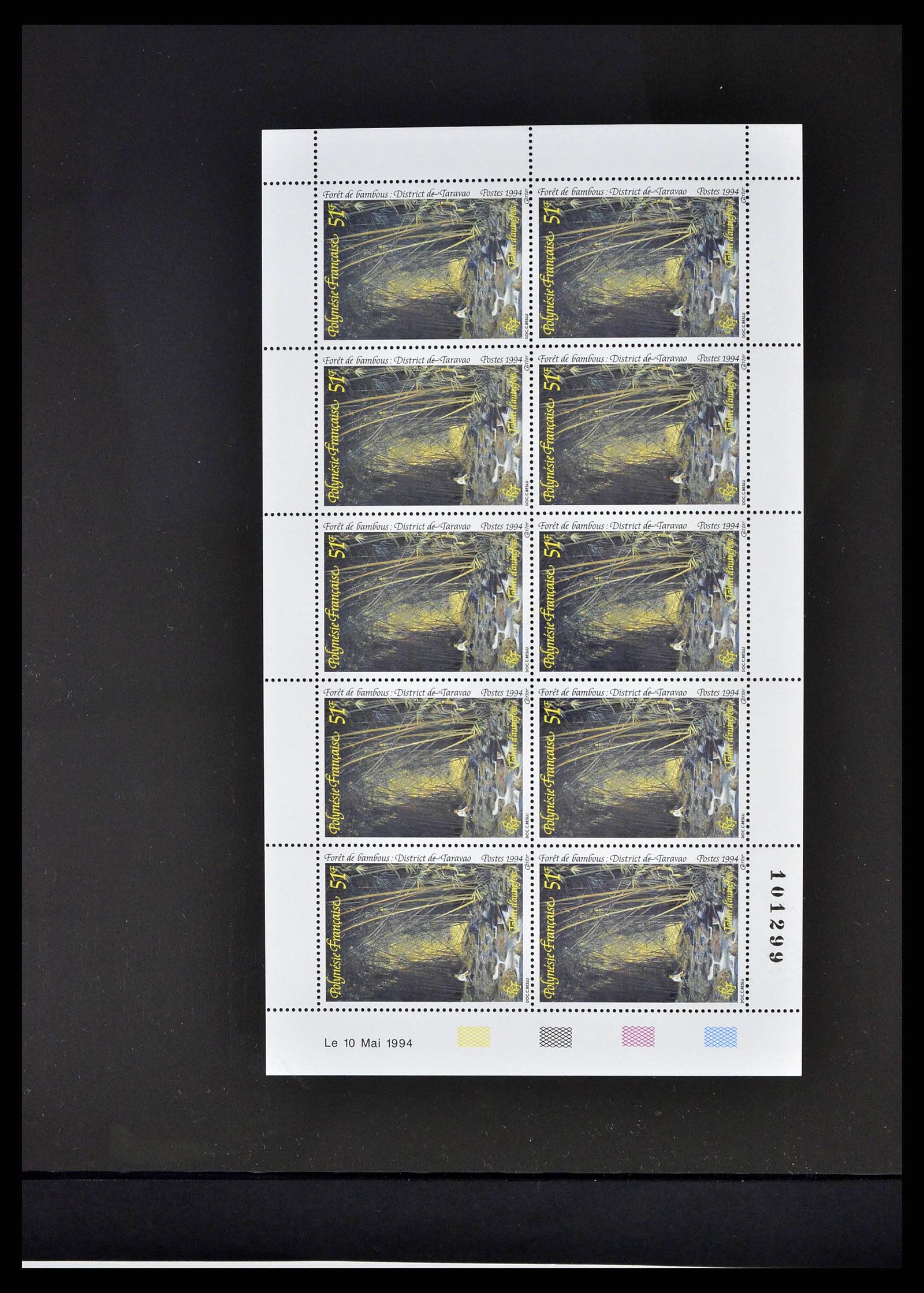 38848 0056 - Postzegelverzameling 38848 Frans Polynesië 1976-1995.