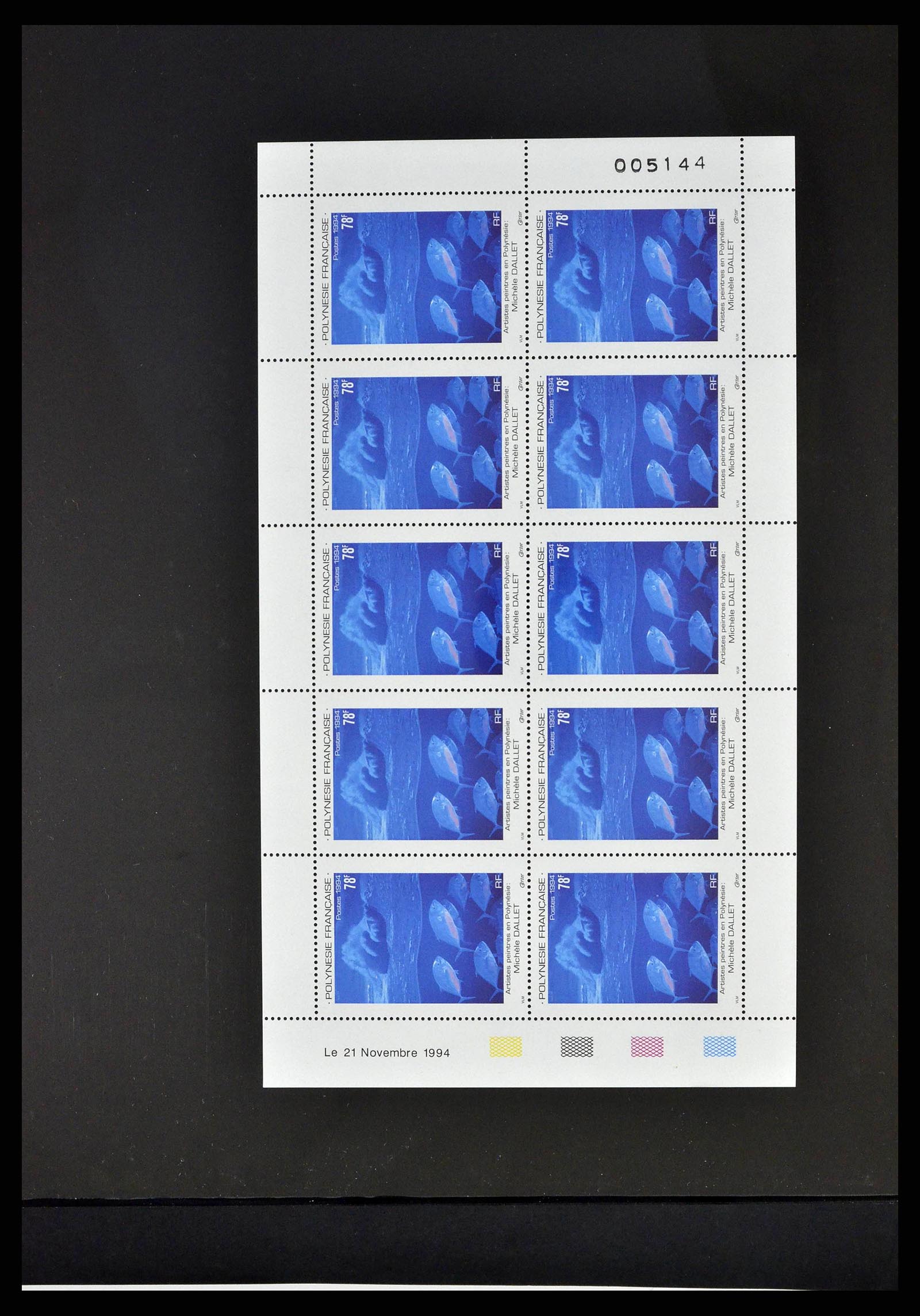 38848 0060 - Postzegelverzameling 38848 Frans Polynesië 1976-1995.