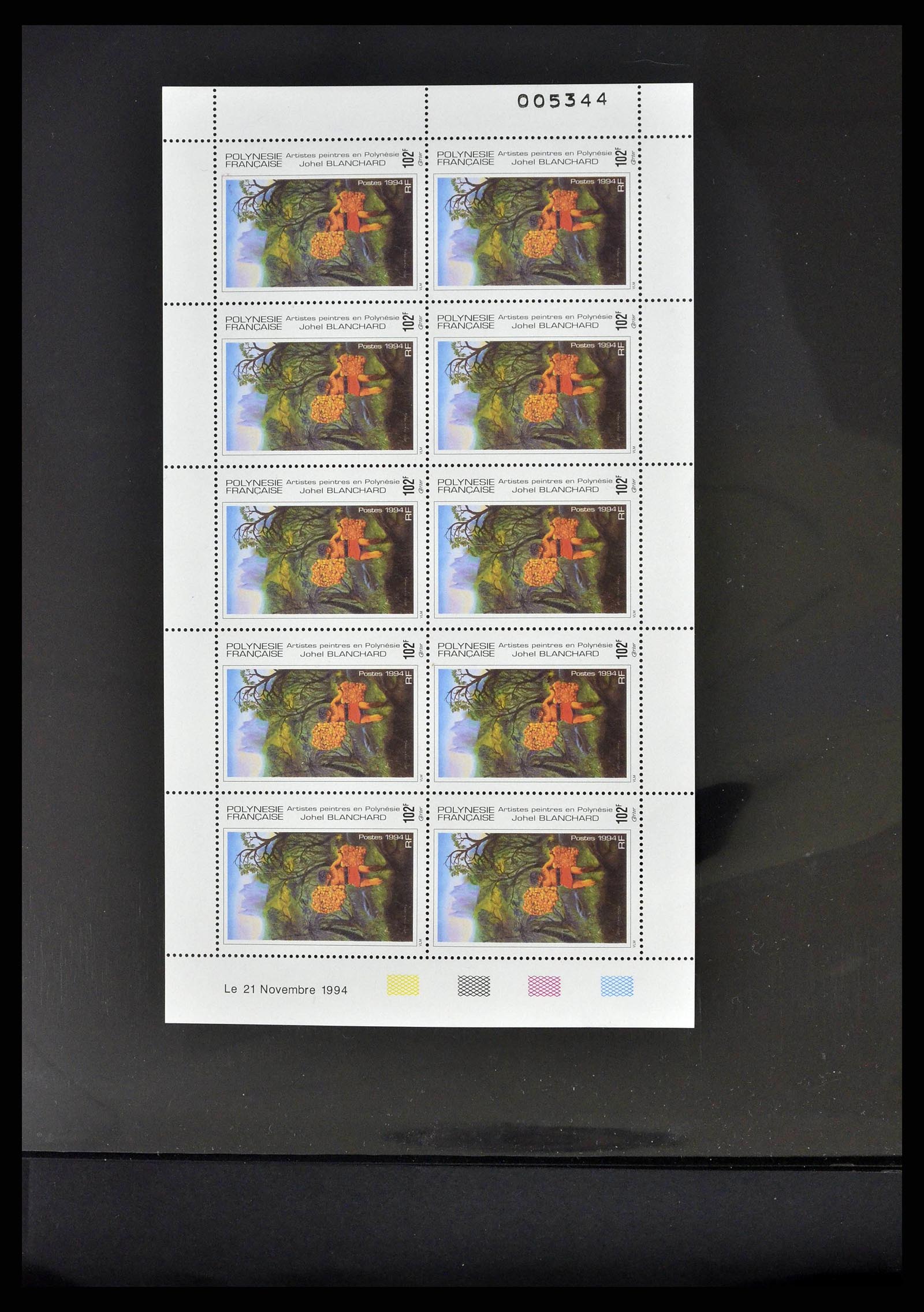 38848 0061 - Postzegelverzameling 38848 Frans Polynesië 1976-1995.