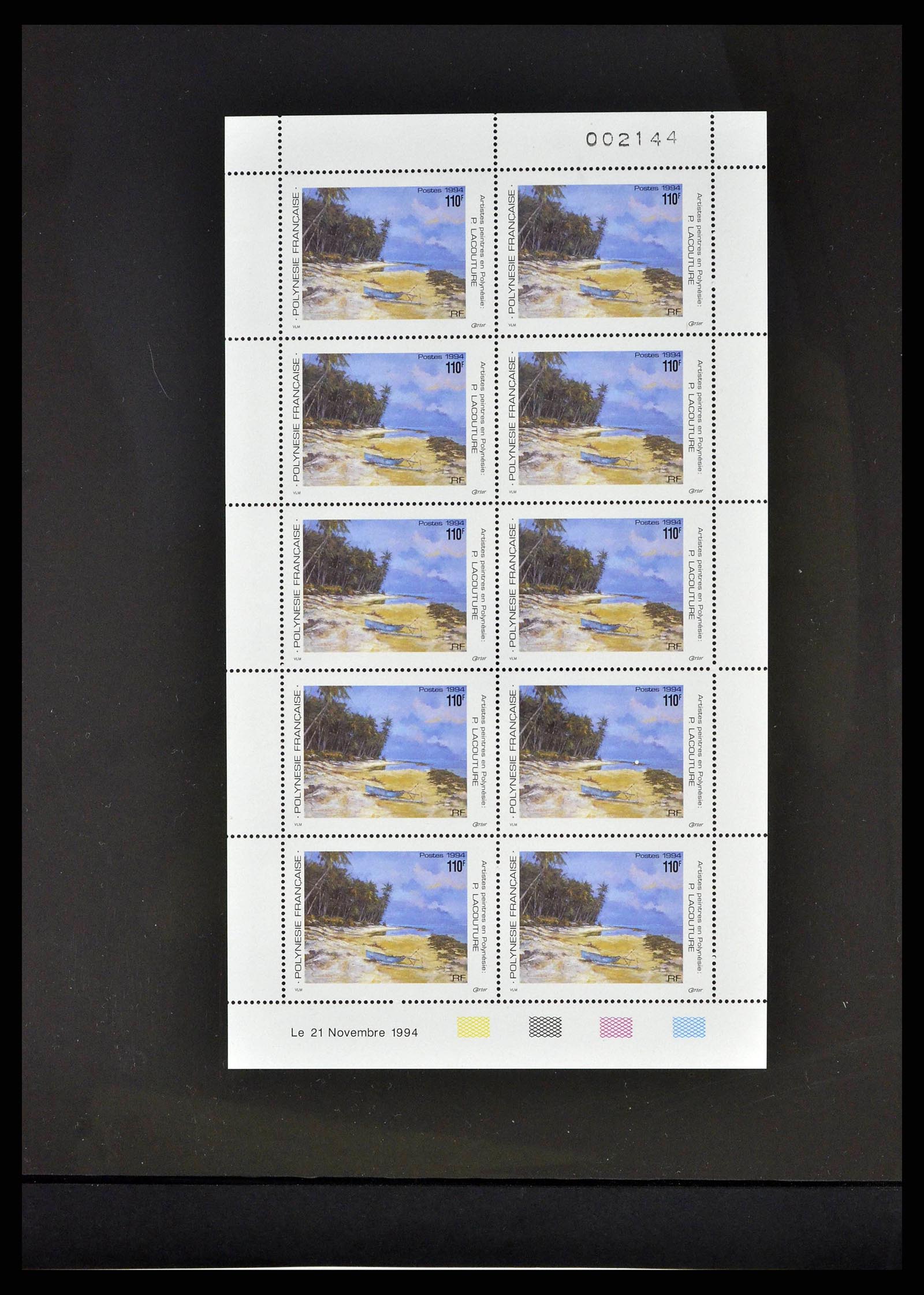 38848 0062 - Postzegelverzameling 38848 Frans Polynesië 1976-1995.
