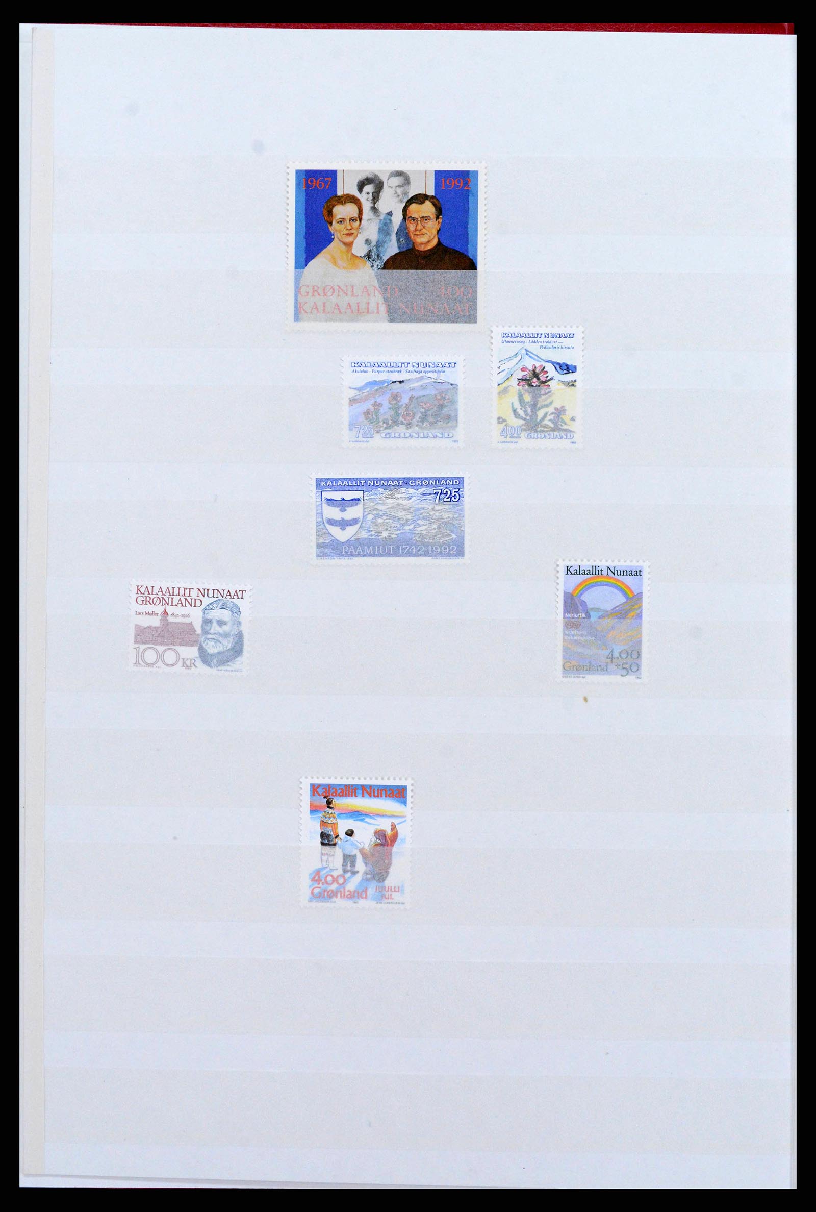 38851 0002 - Stamp collection 38851 Greenland 1991-2014.