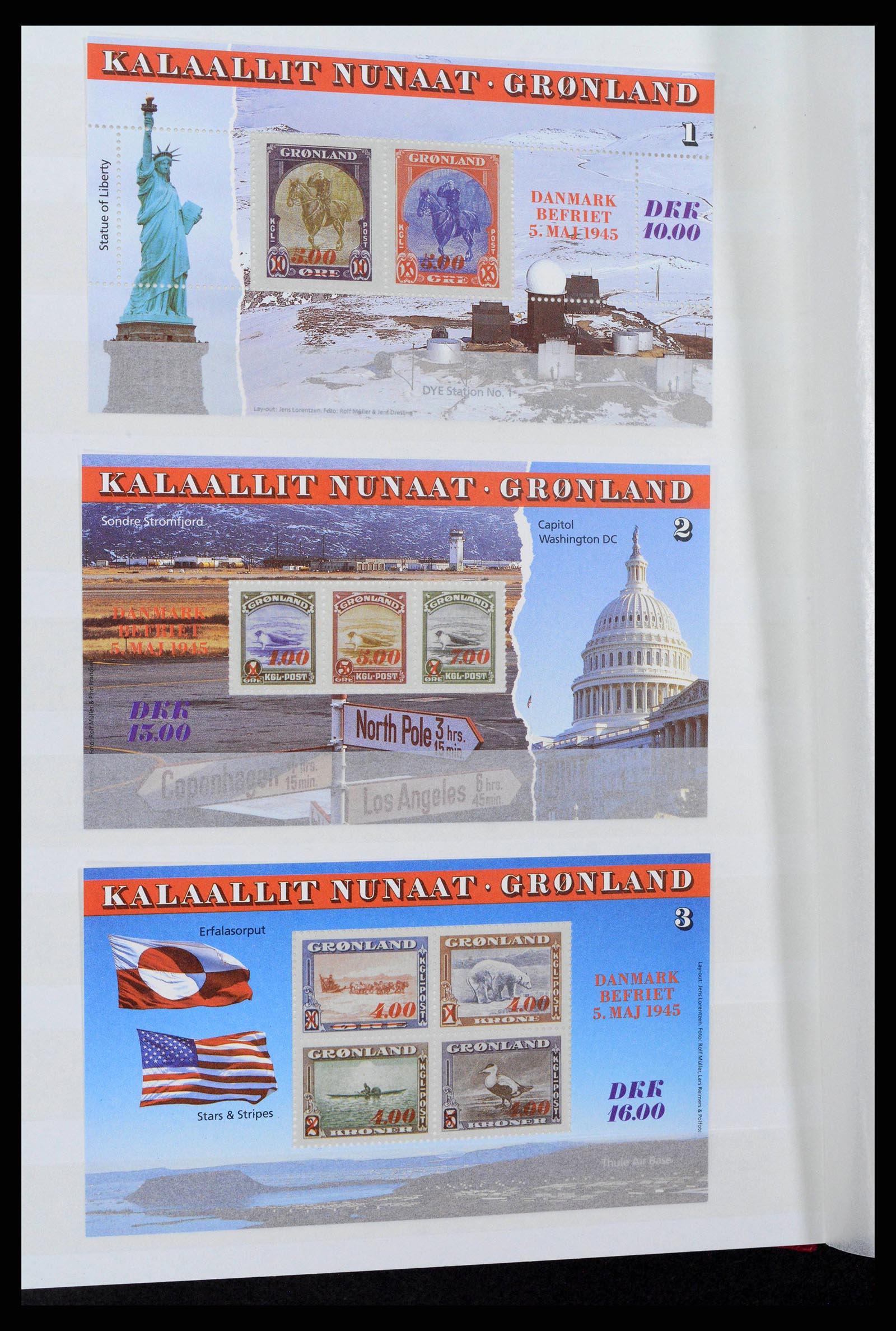 38851 0006 - Stamp collection 38851 Greenland 1991-2014.