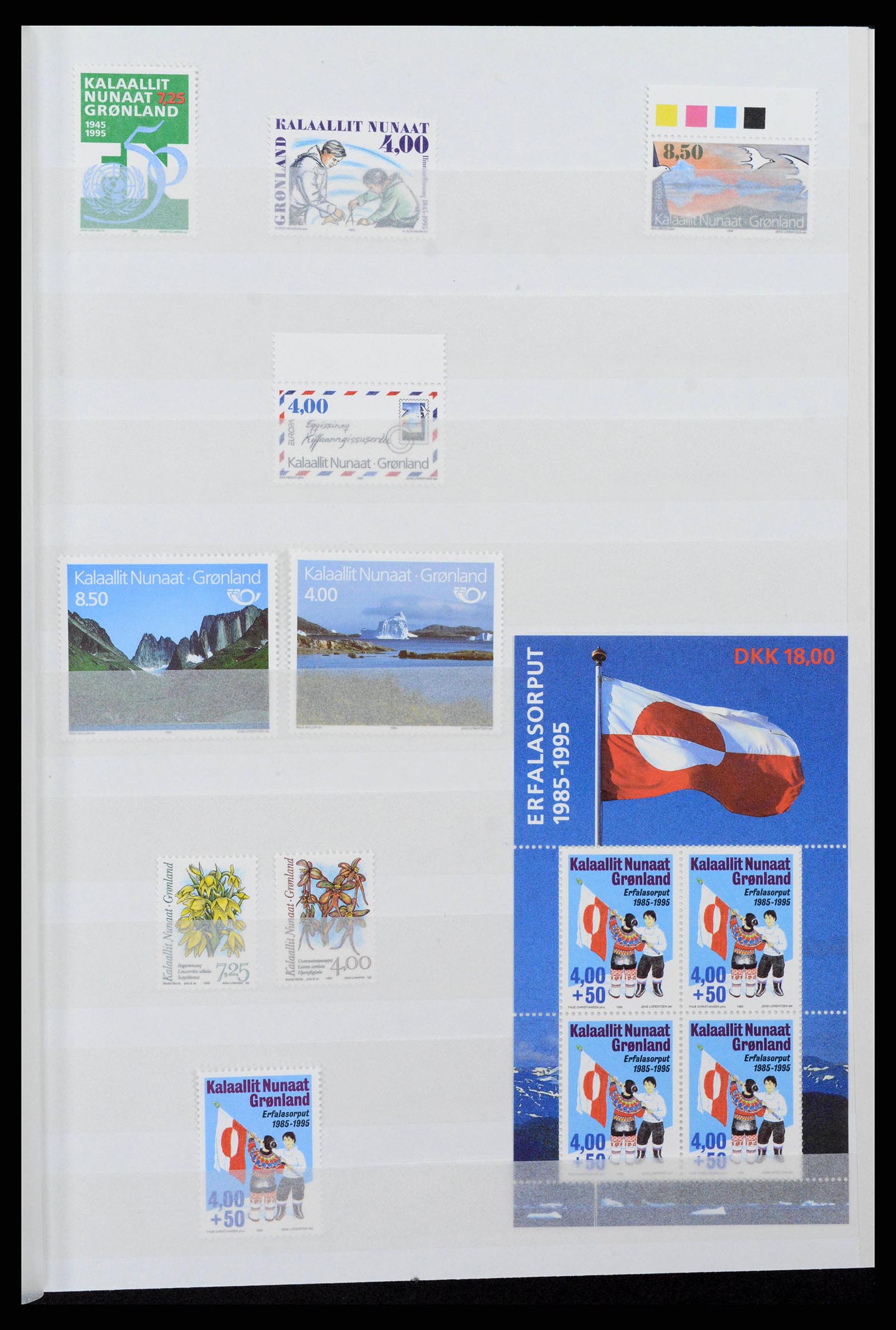 38851 0007 - Stamp collection 38851 Greenland 1991-2014.
